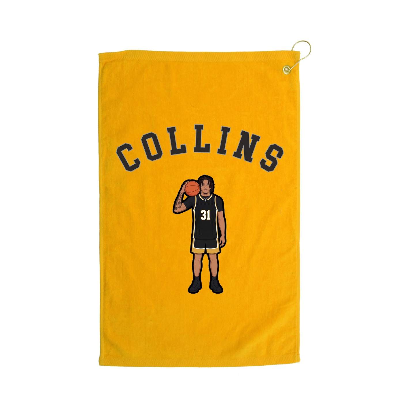 Golf Towel — Shirsey Arch in Gold
