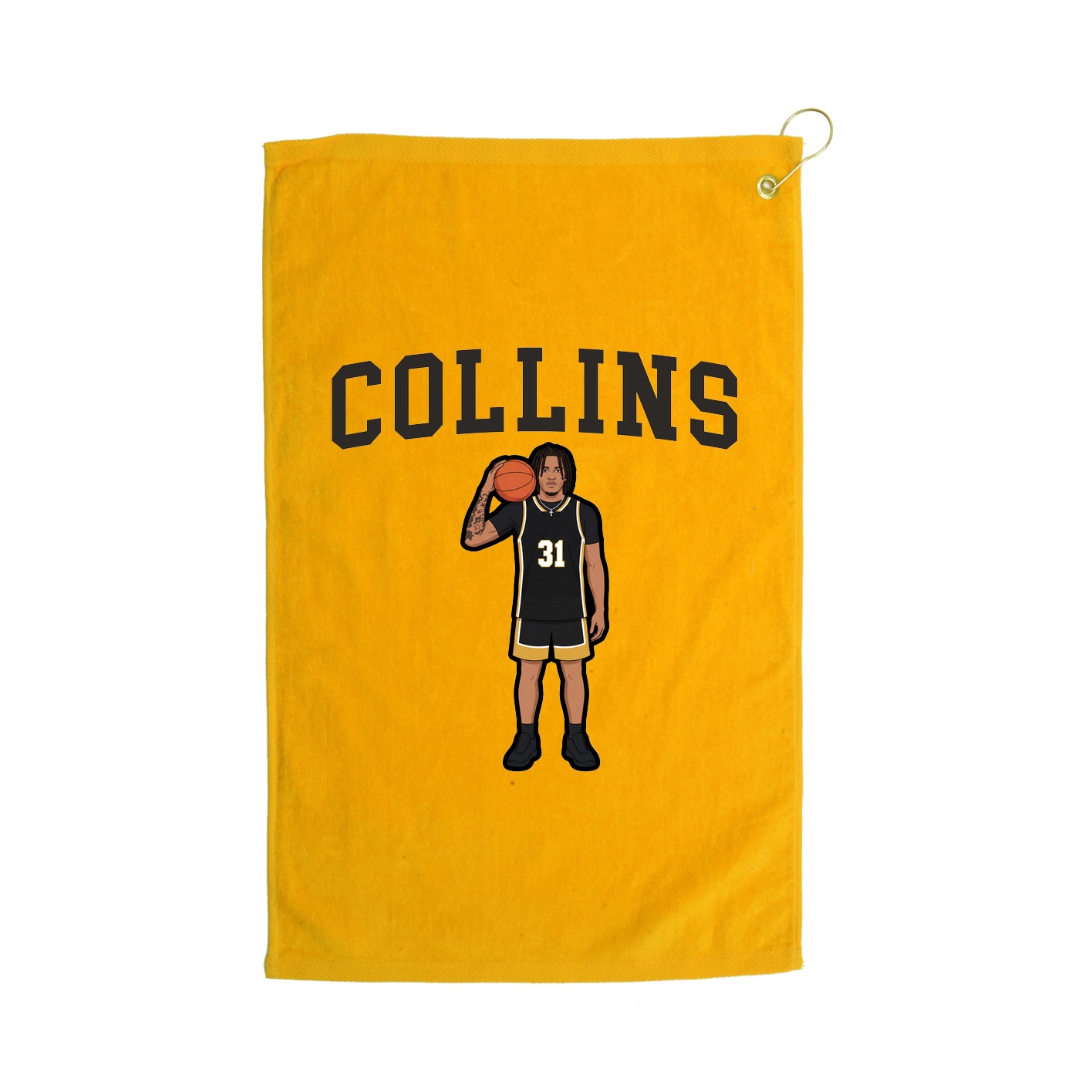 Golf Towel — Shirsey in Gold