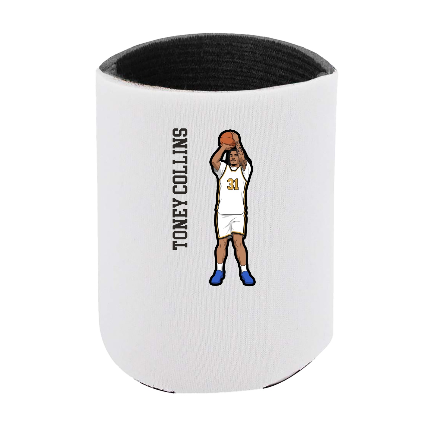 Can Holder — Name Vertical in White