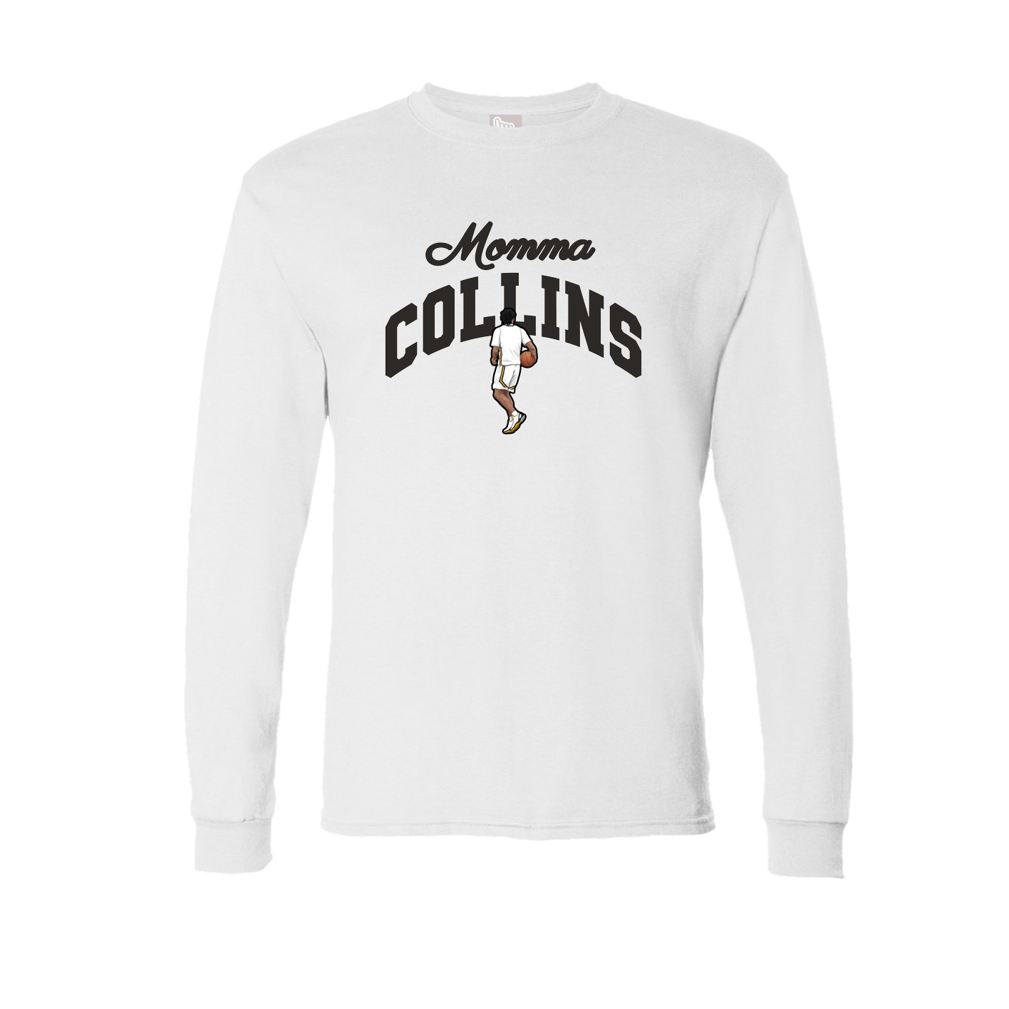 Long Sleeve Tee — Mothers Day Arch in White