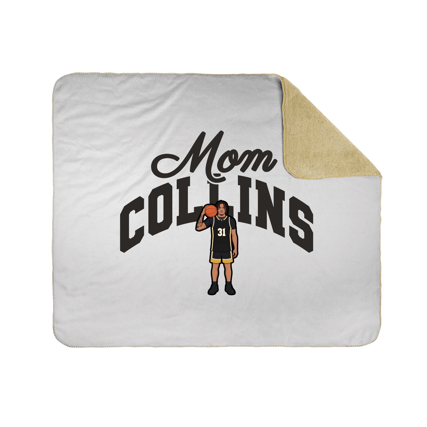 Throw Blanket — Mothers Day Arch in White