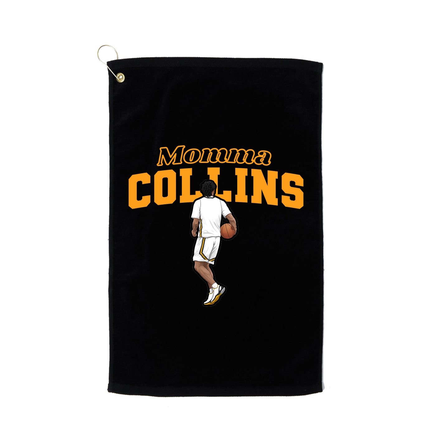 Golf Towel — Mothers Day Block in Black
