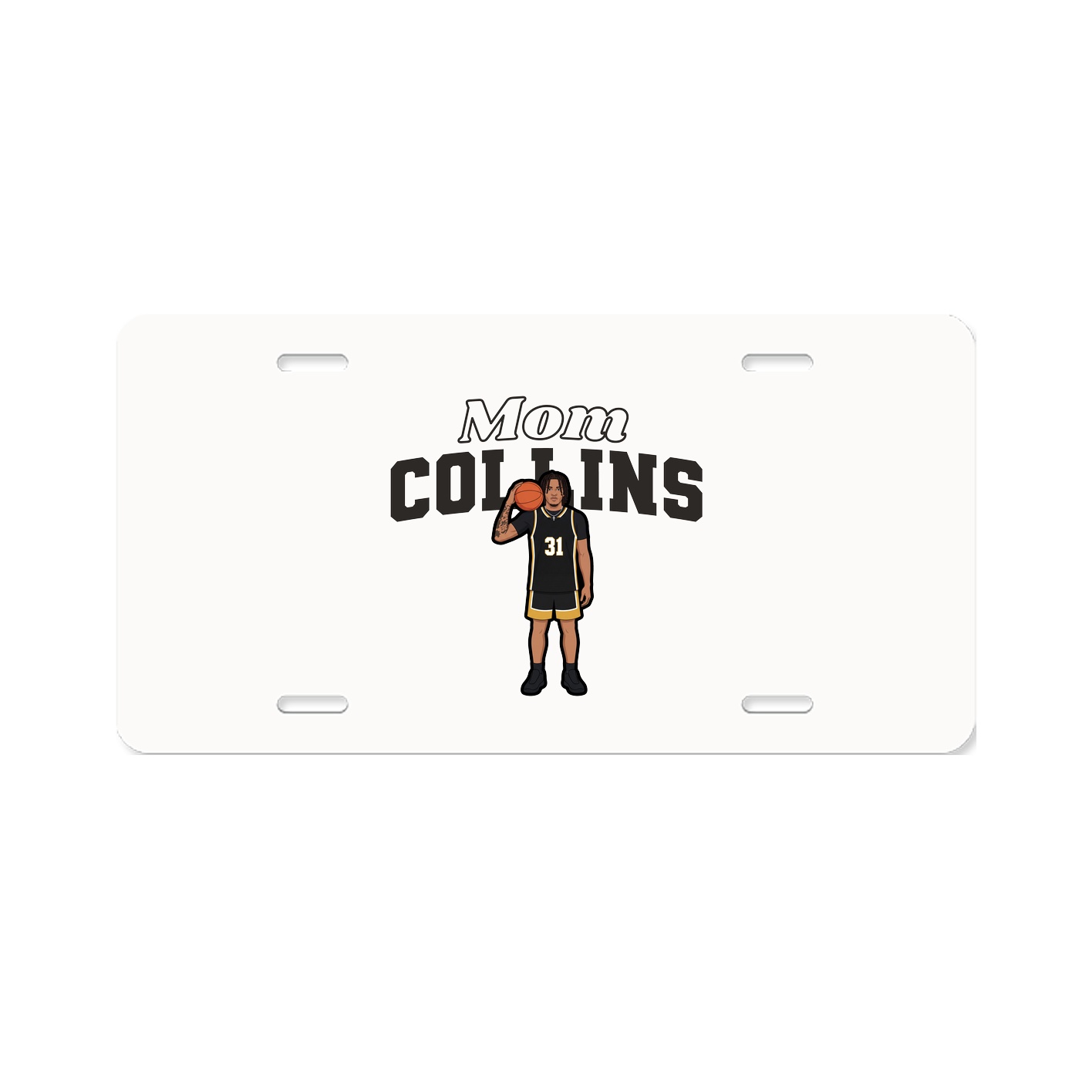 License Plate — Mothers Day Block in Classic