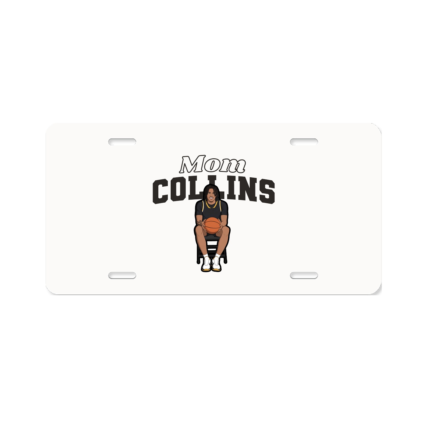 License Plate — Mothers Day Block in Classic