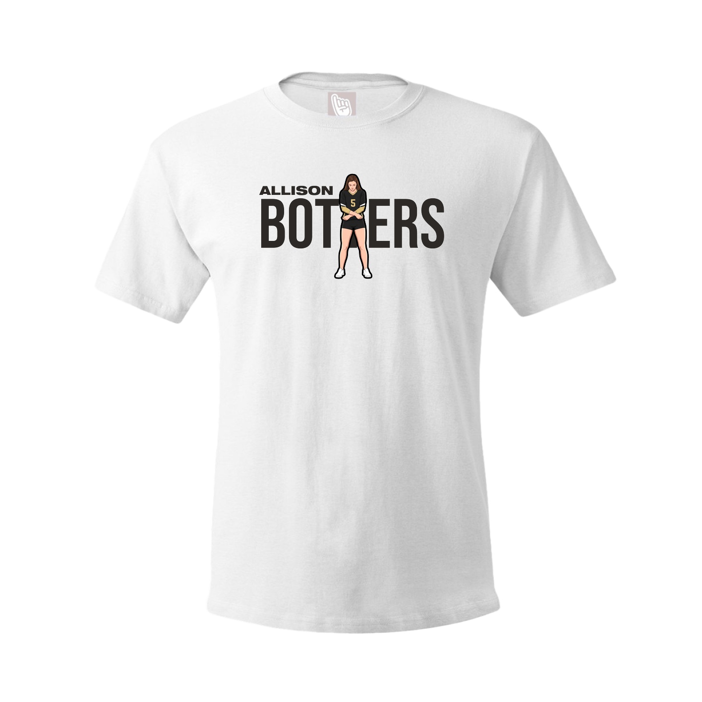 Youth Tee — Player Name in White