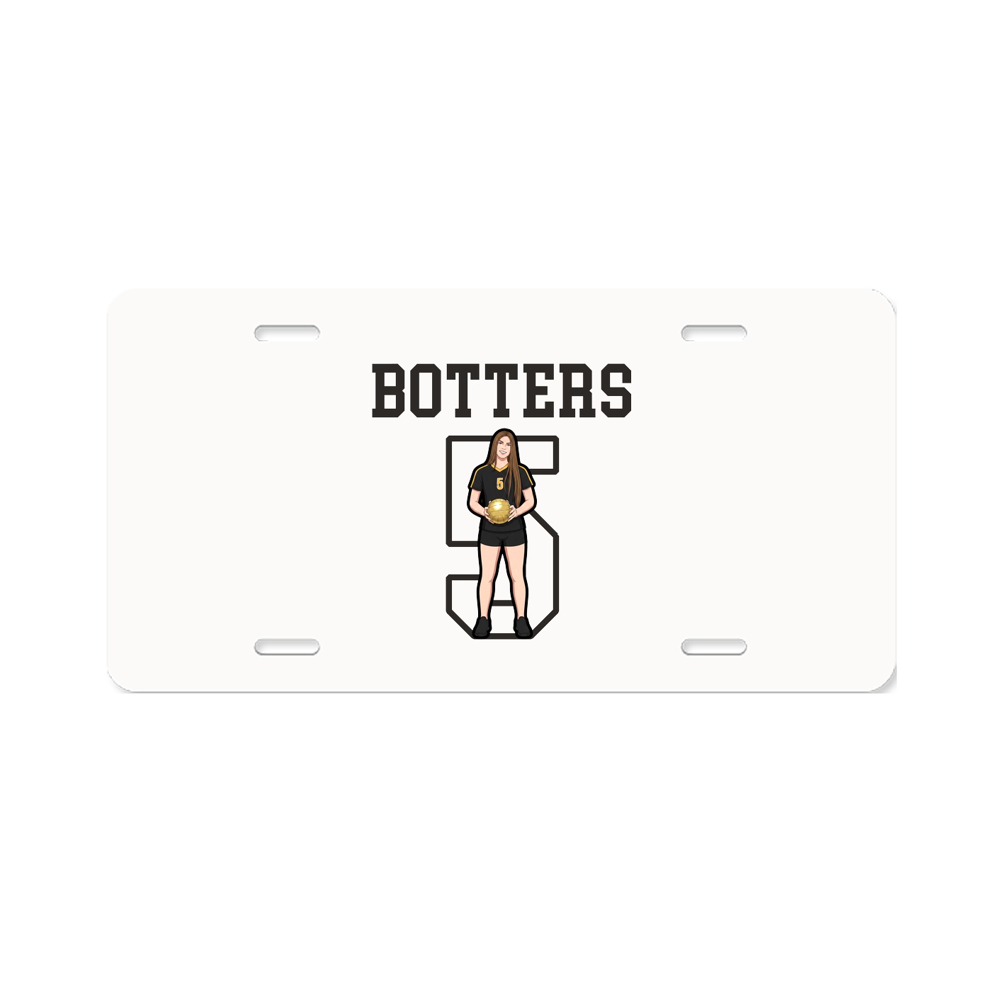 License Plate — Shirsey in Classic