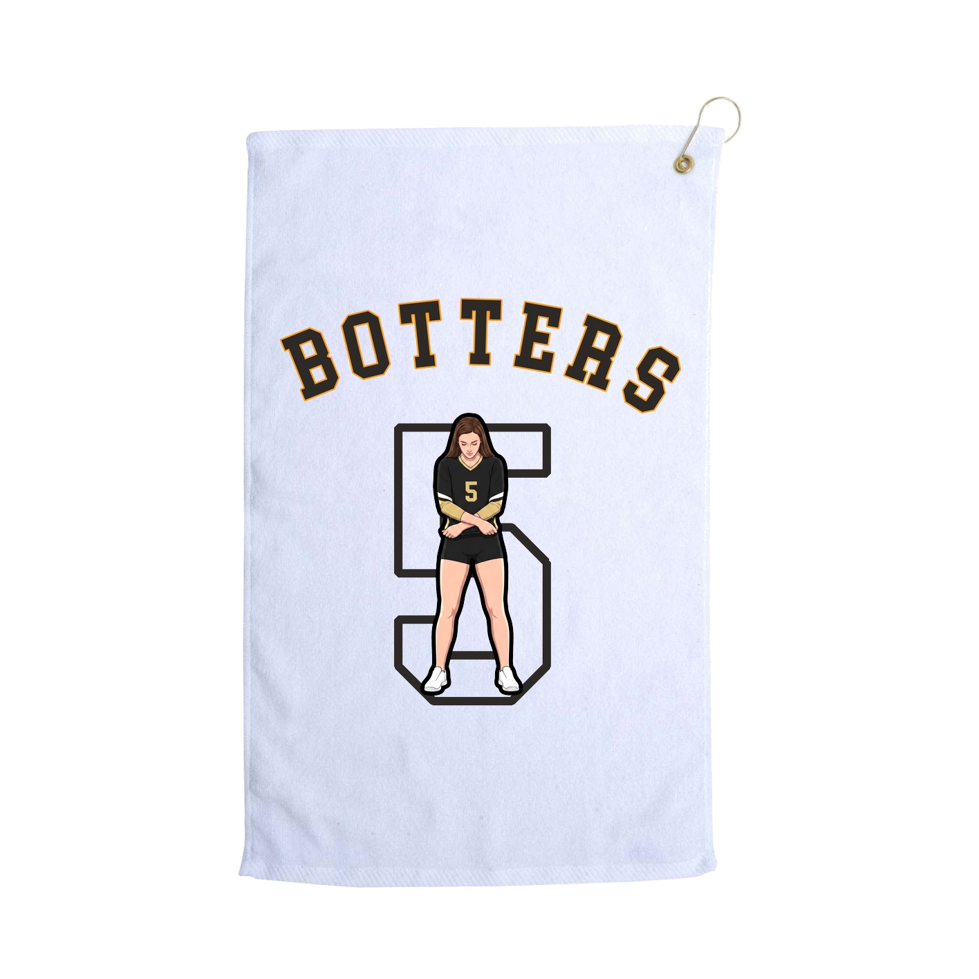 Golf Towel — Shirsey Arch in White