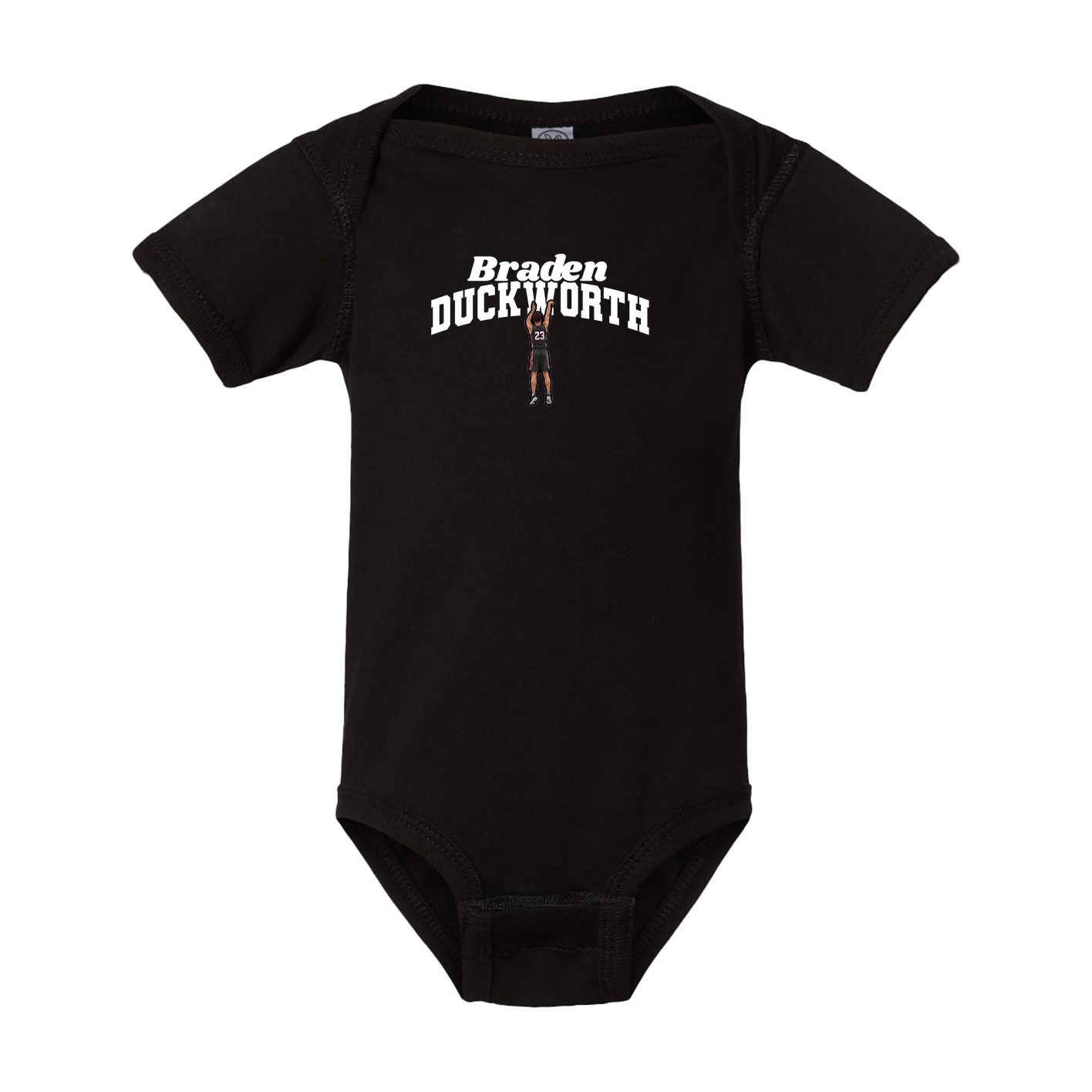 Baby Onesie — Signature Arch in Black