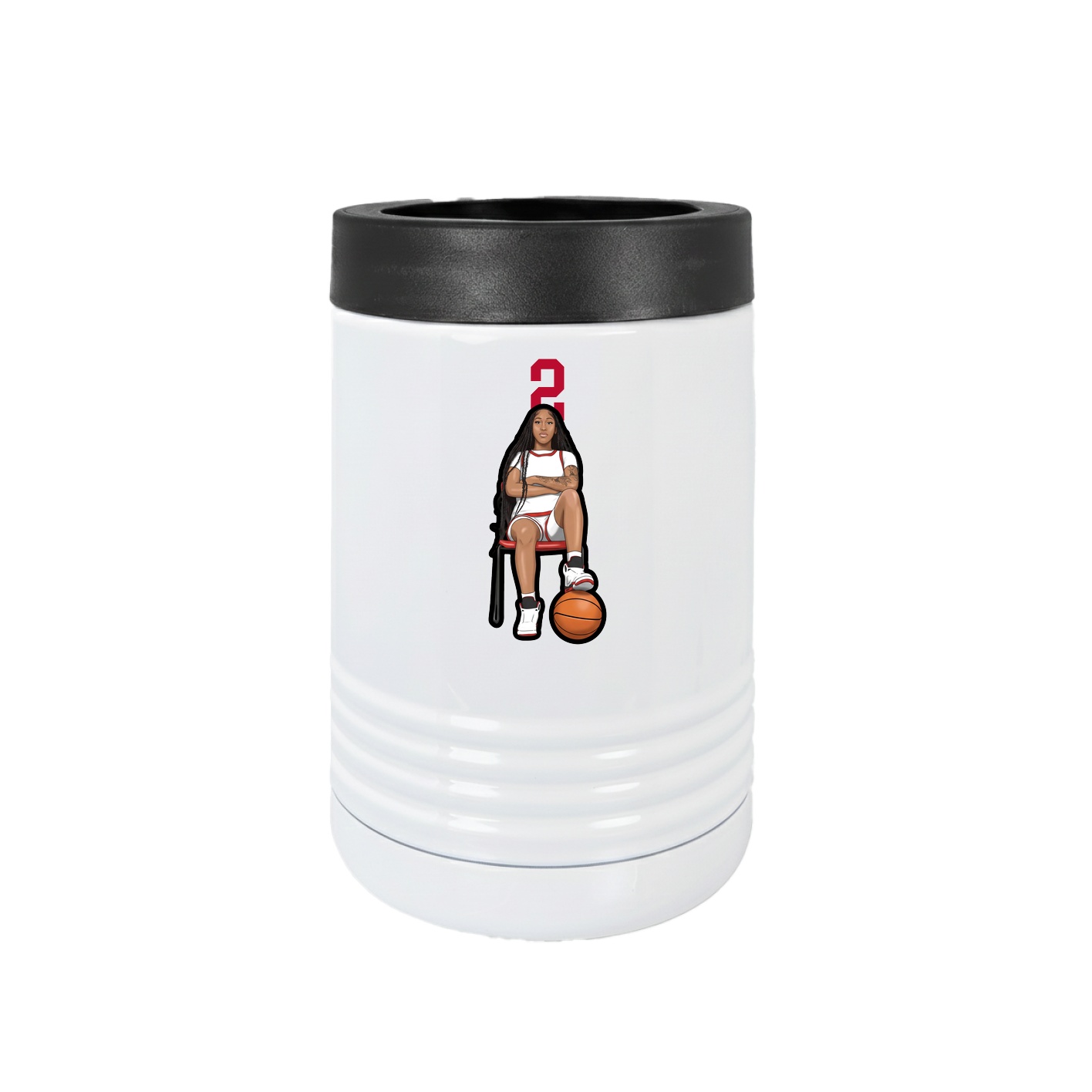 Beverage Holder — Number Top in White