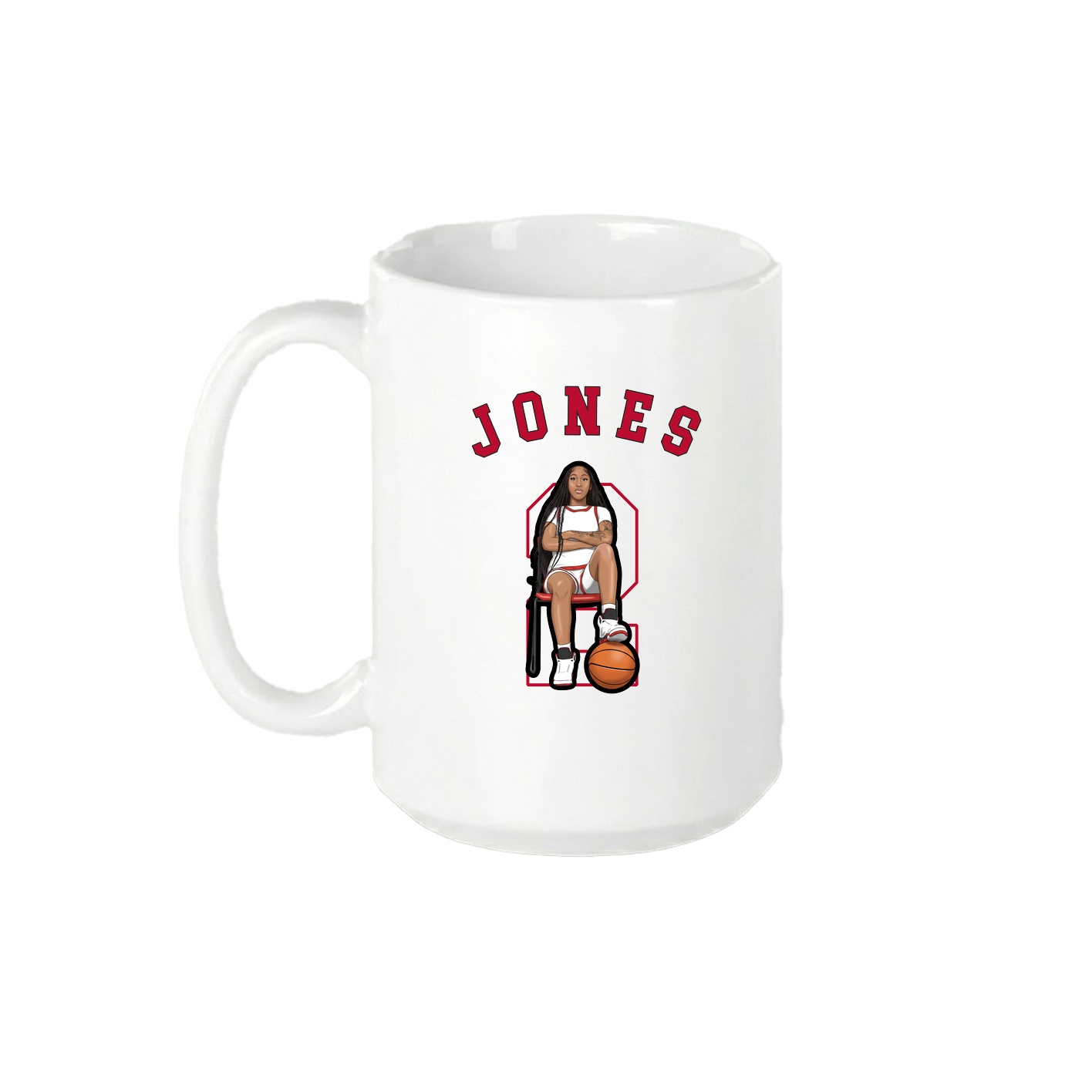 15oz Coffee Mug — Shirsey Arch in White