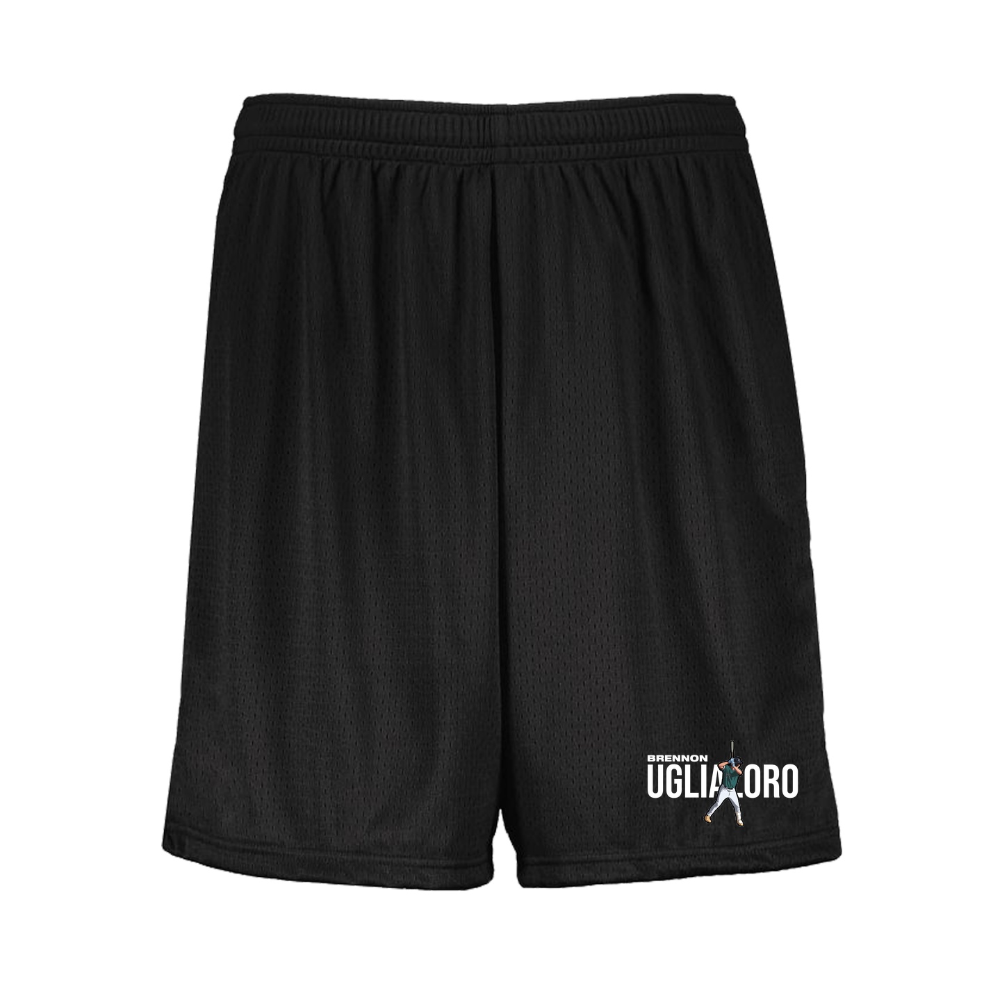 Shorts — Player Name in Black
