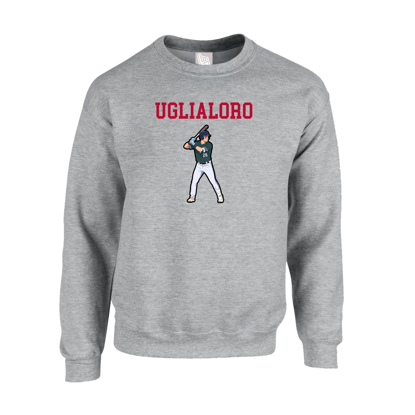 Fleece Crew — Shirsey in Grey