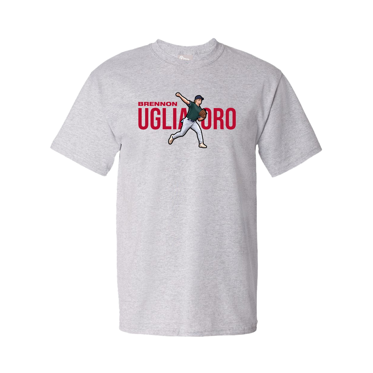 Youth Tee — Player Name in Grey