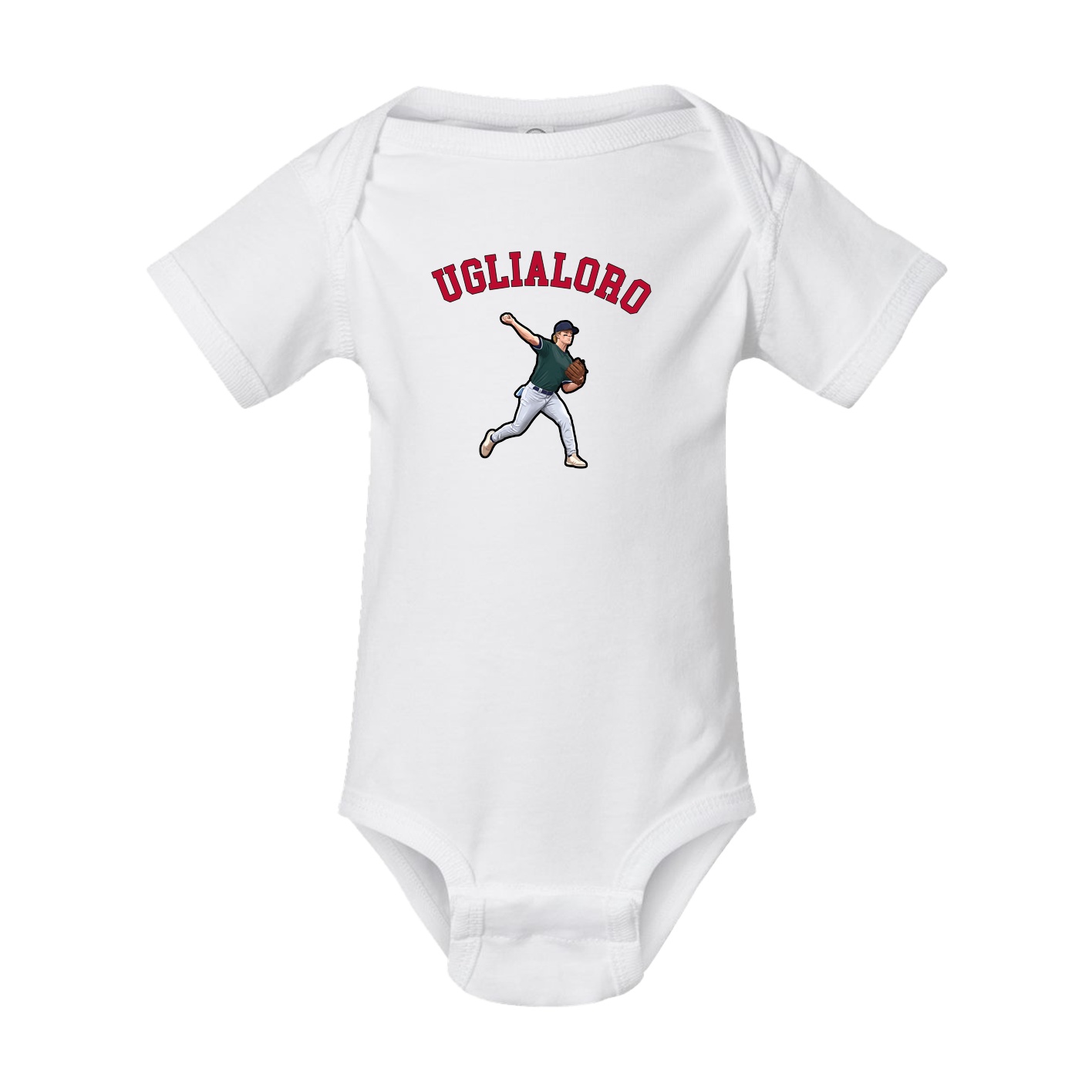 Baby Onesie — Shirsey Arch in White