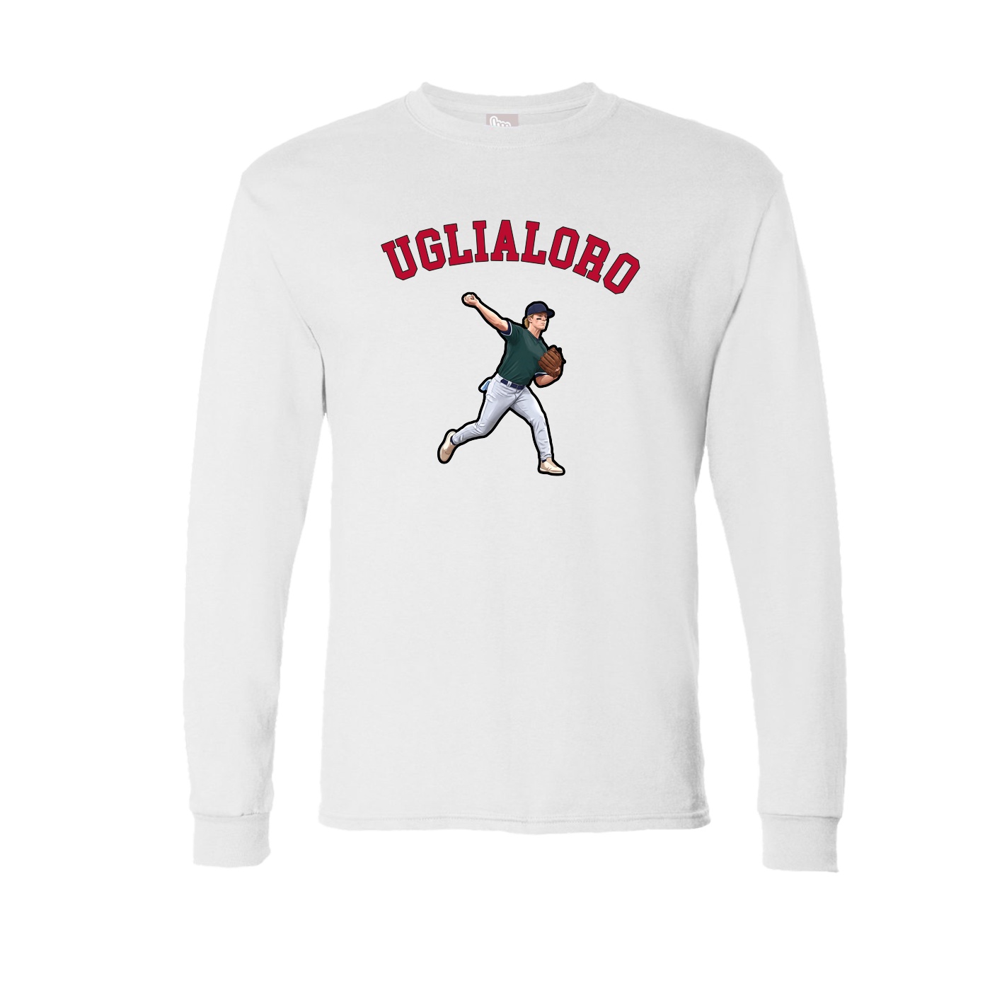 Long Sleeve Tee — Shirsey Arch in White