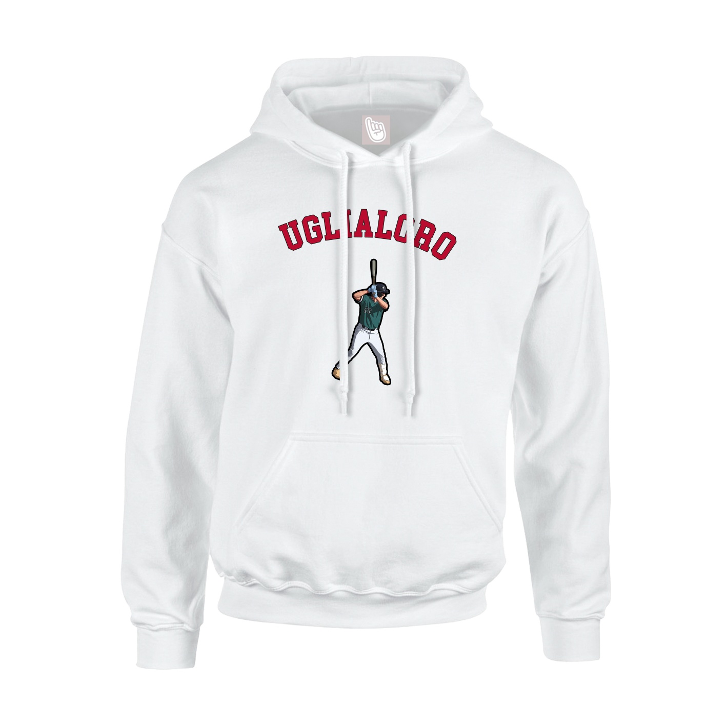 Youth Hoodie — Shirsey Arch in White