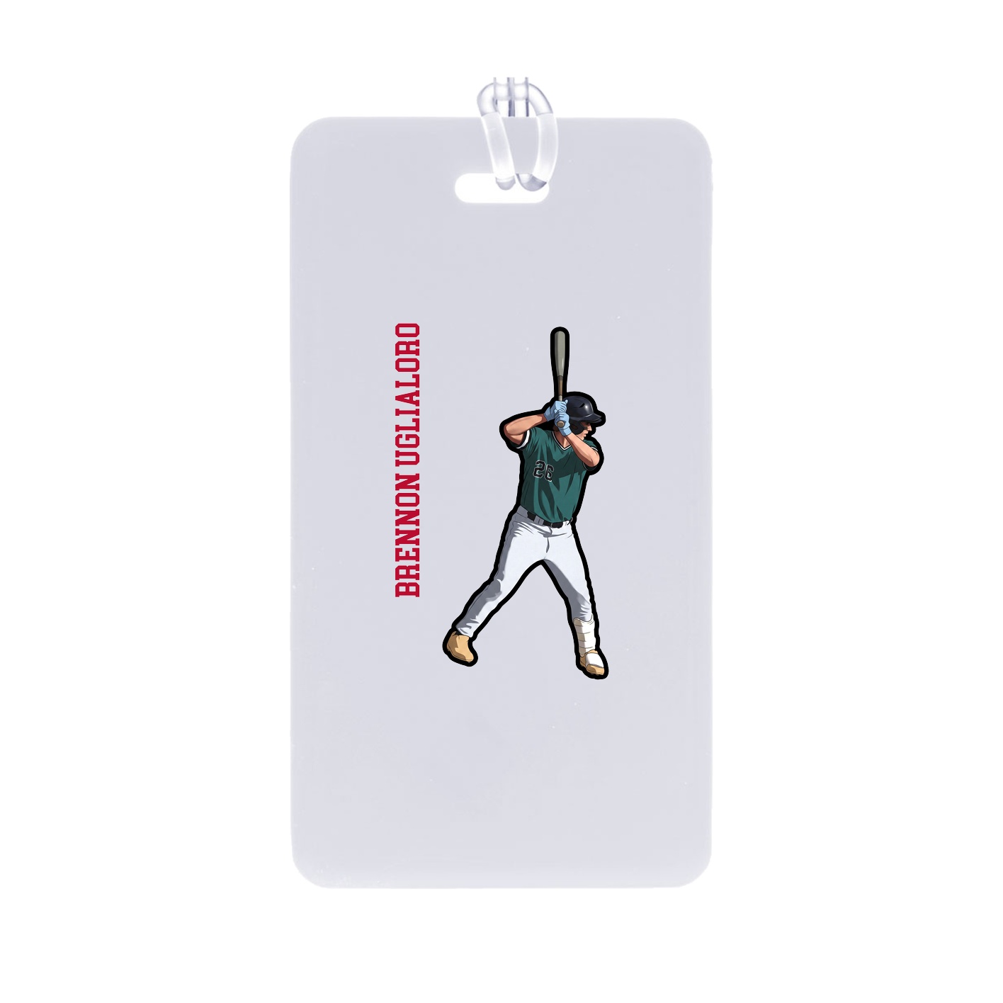 Bag Tag — Name Vertical in Classic