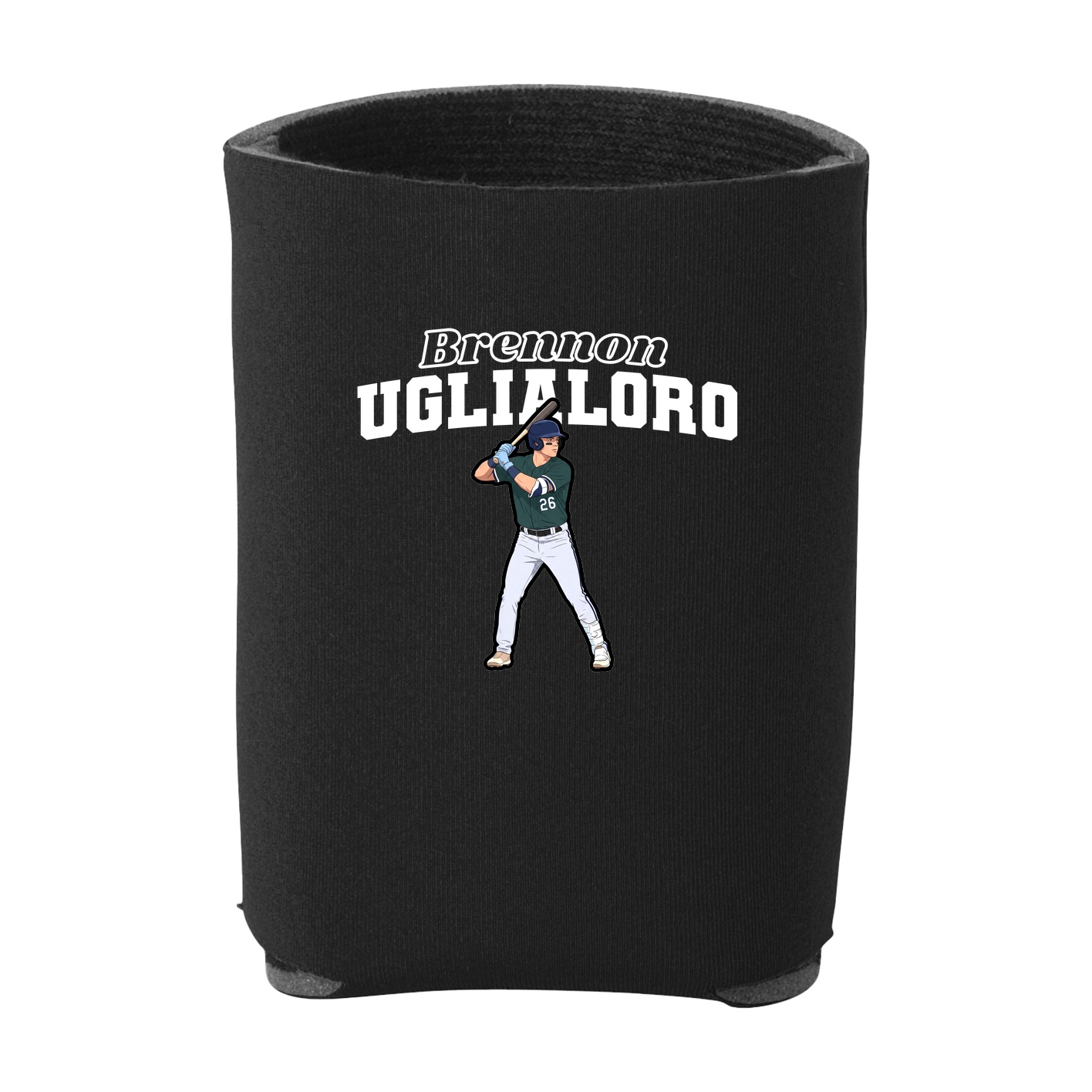 Can Holder — Name Arch in Black