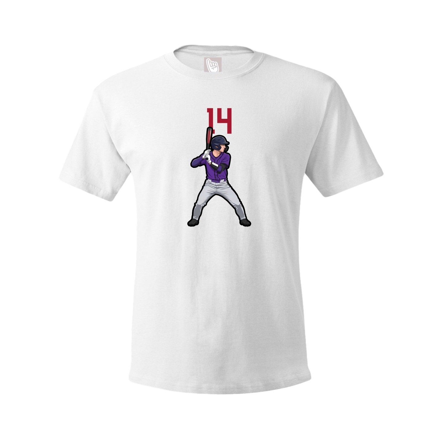 Tee — Number Top in White