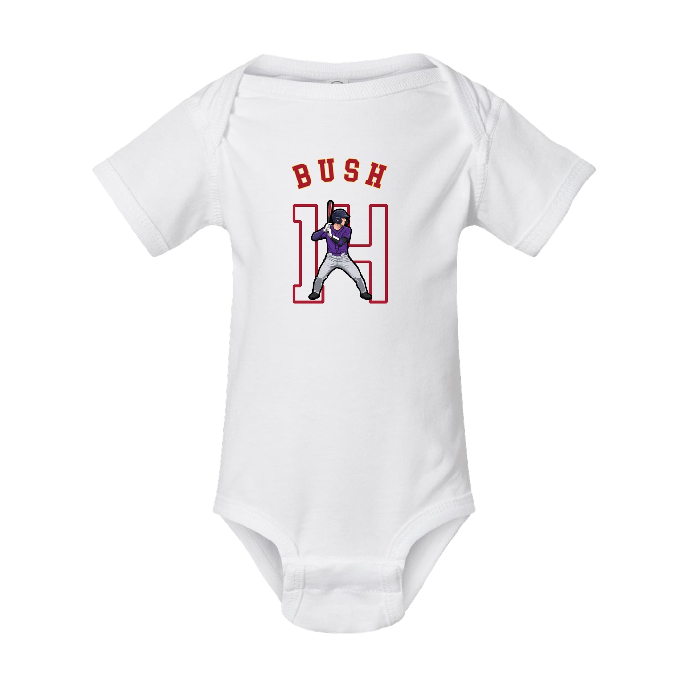 Baby Onesie — Shirsey Arch in White