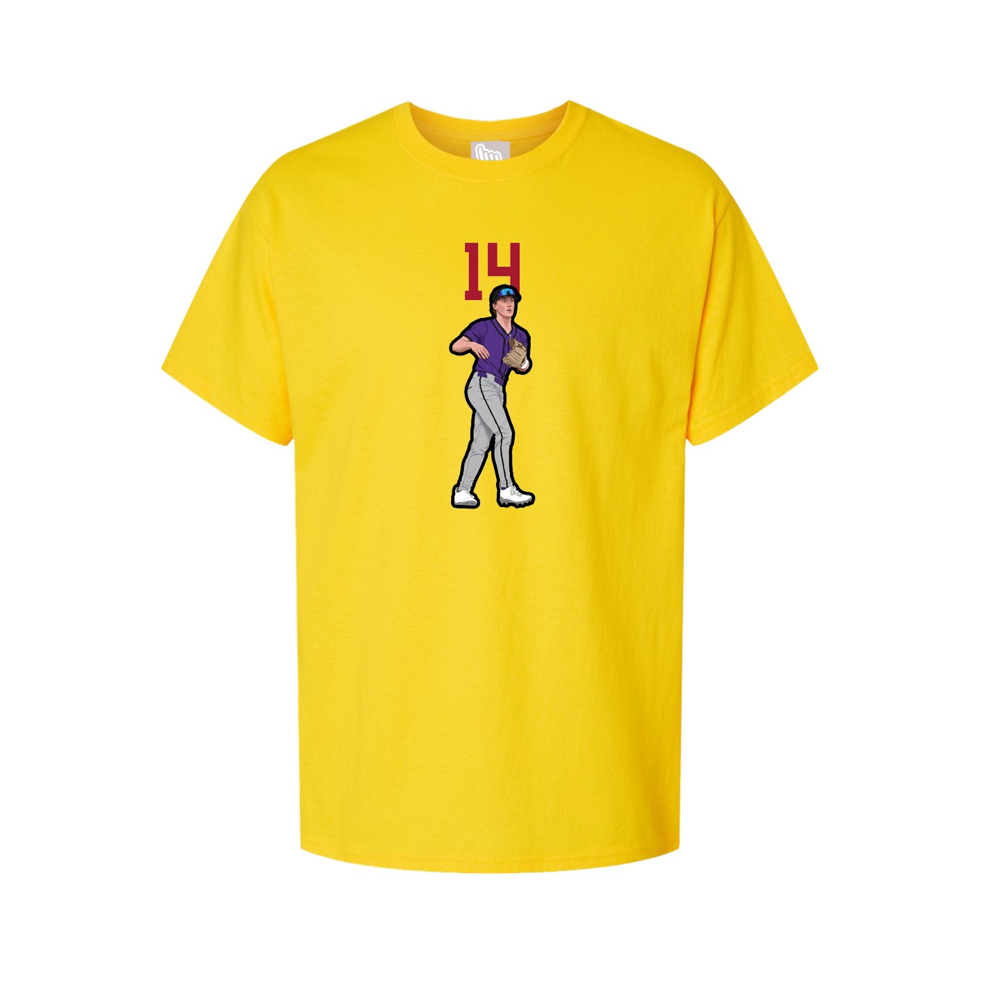 Tee — Number Top in Gold