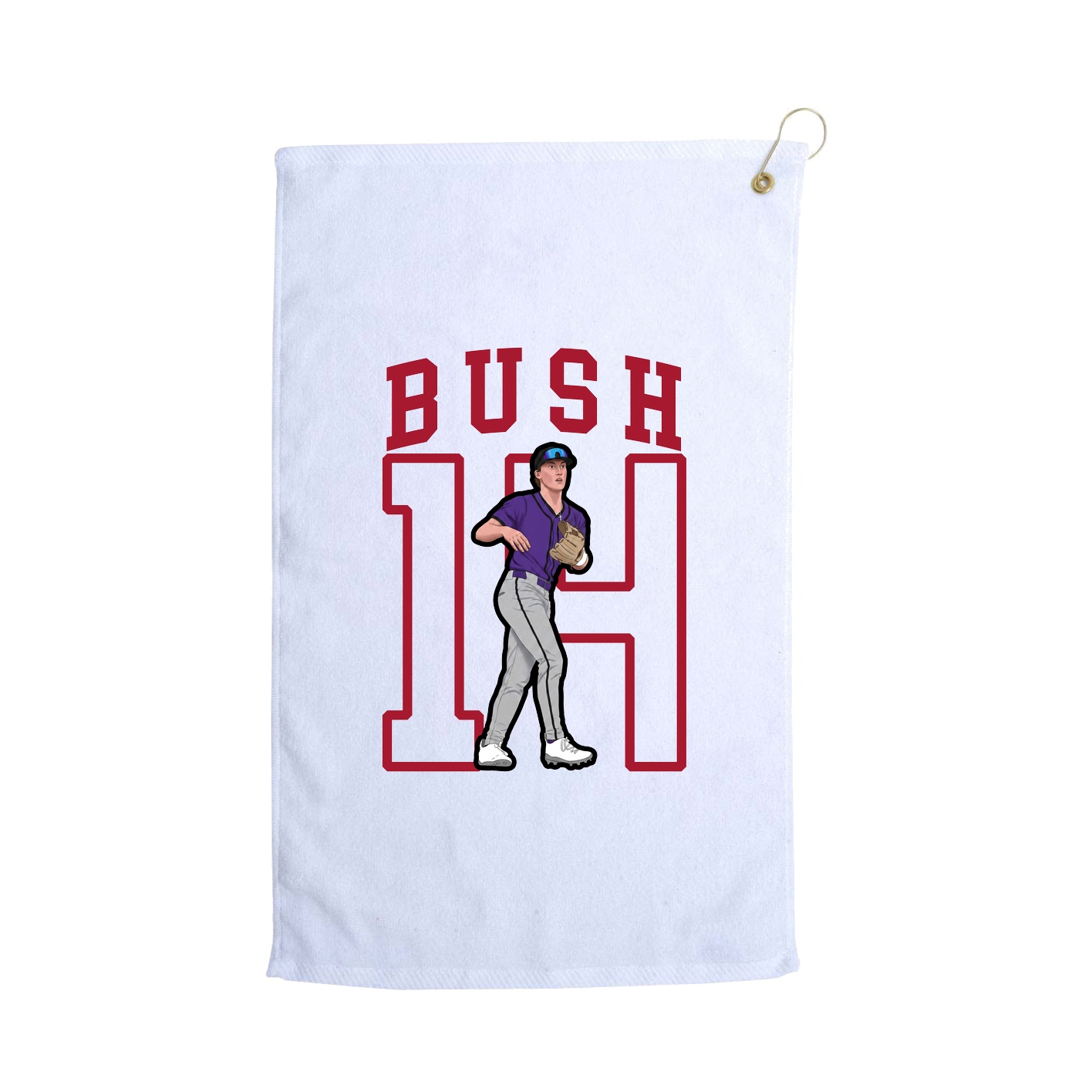 Golf Towel — Shirsey in White