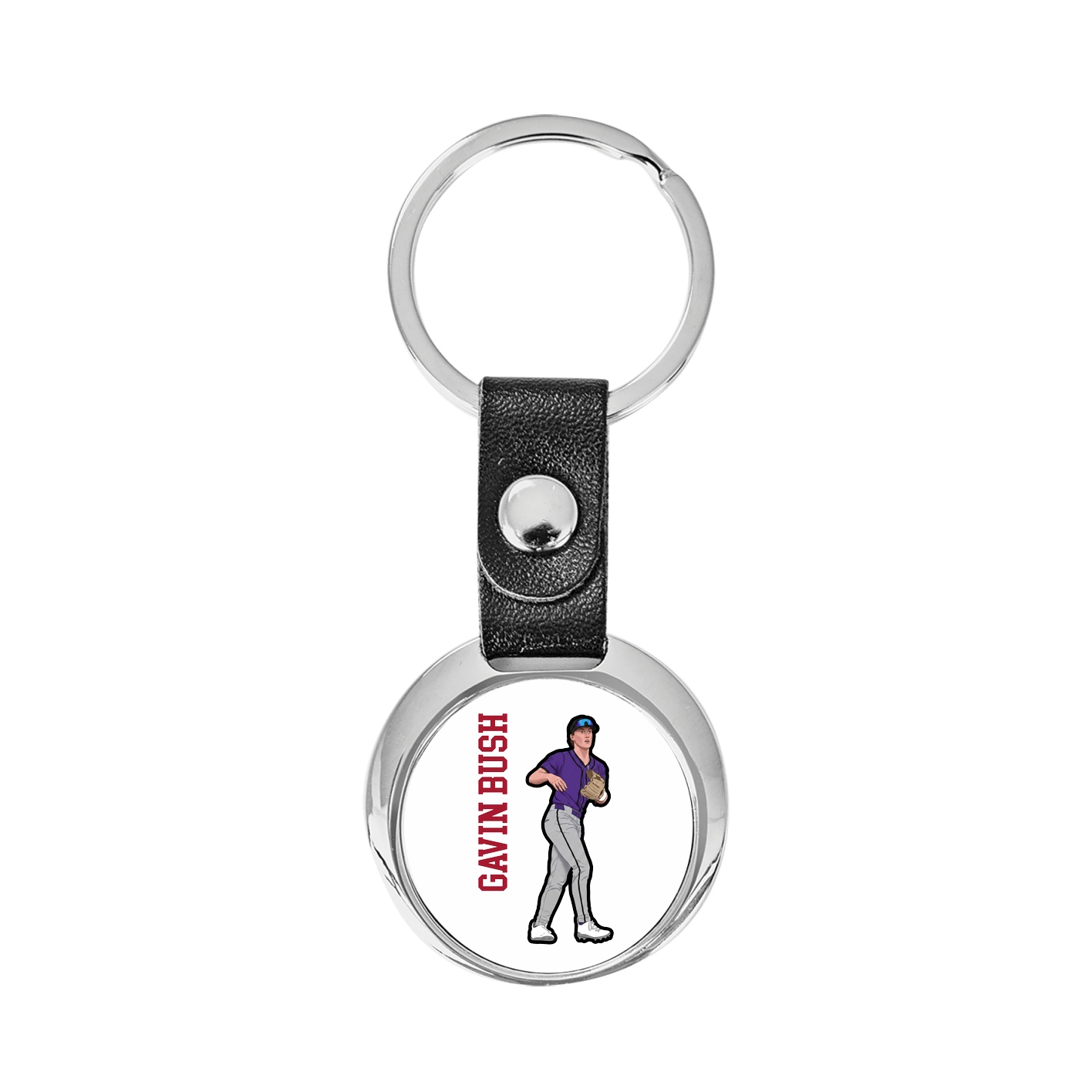 Key Chain — Name Vertical in Classic
