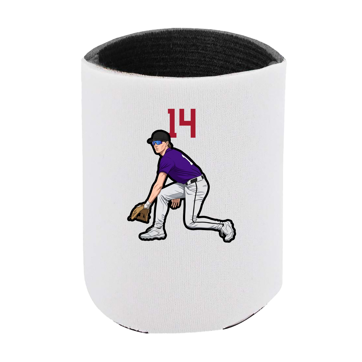 Can Holder — Number Top in White