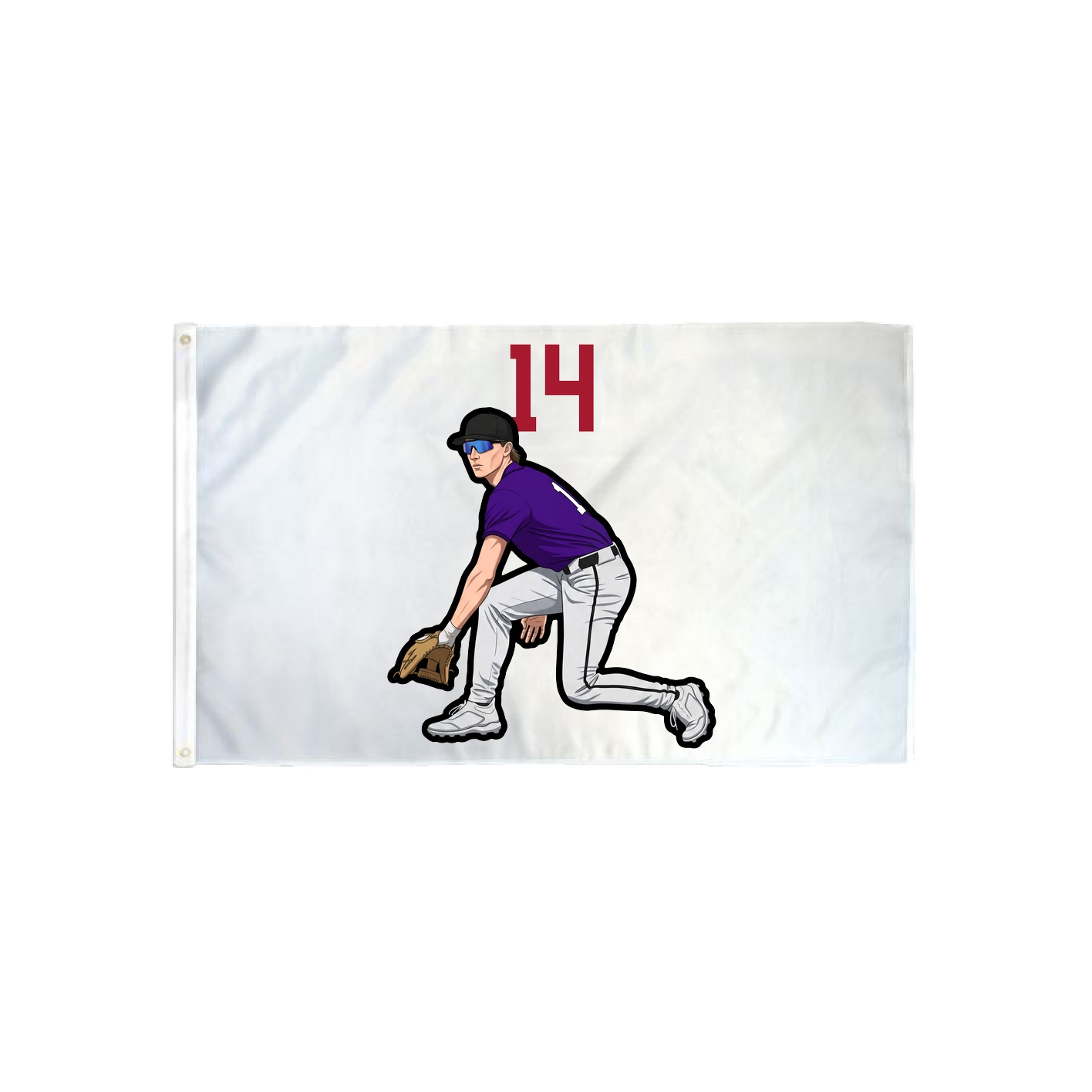 3x5 Flag — Number Top in Classic