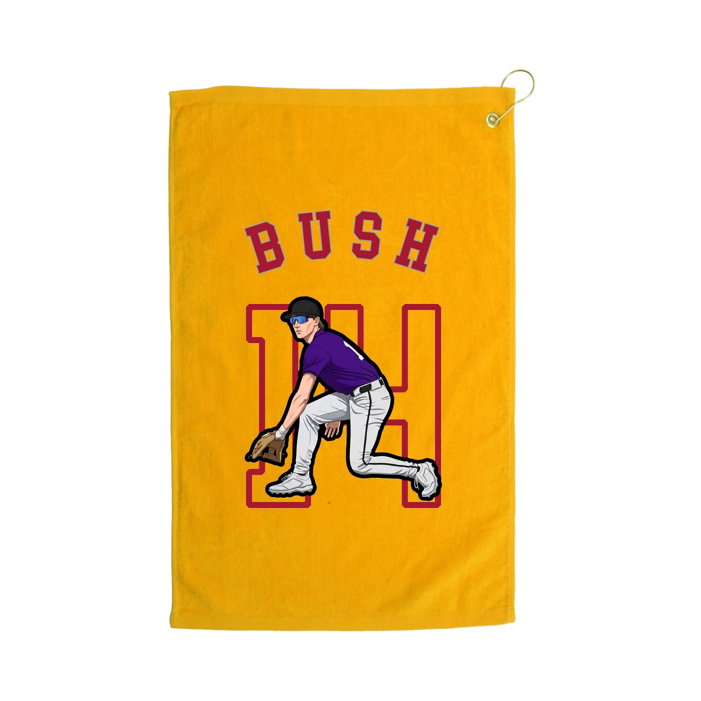 Golf Towel — Shirsey Arch in Gold