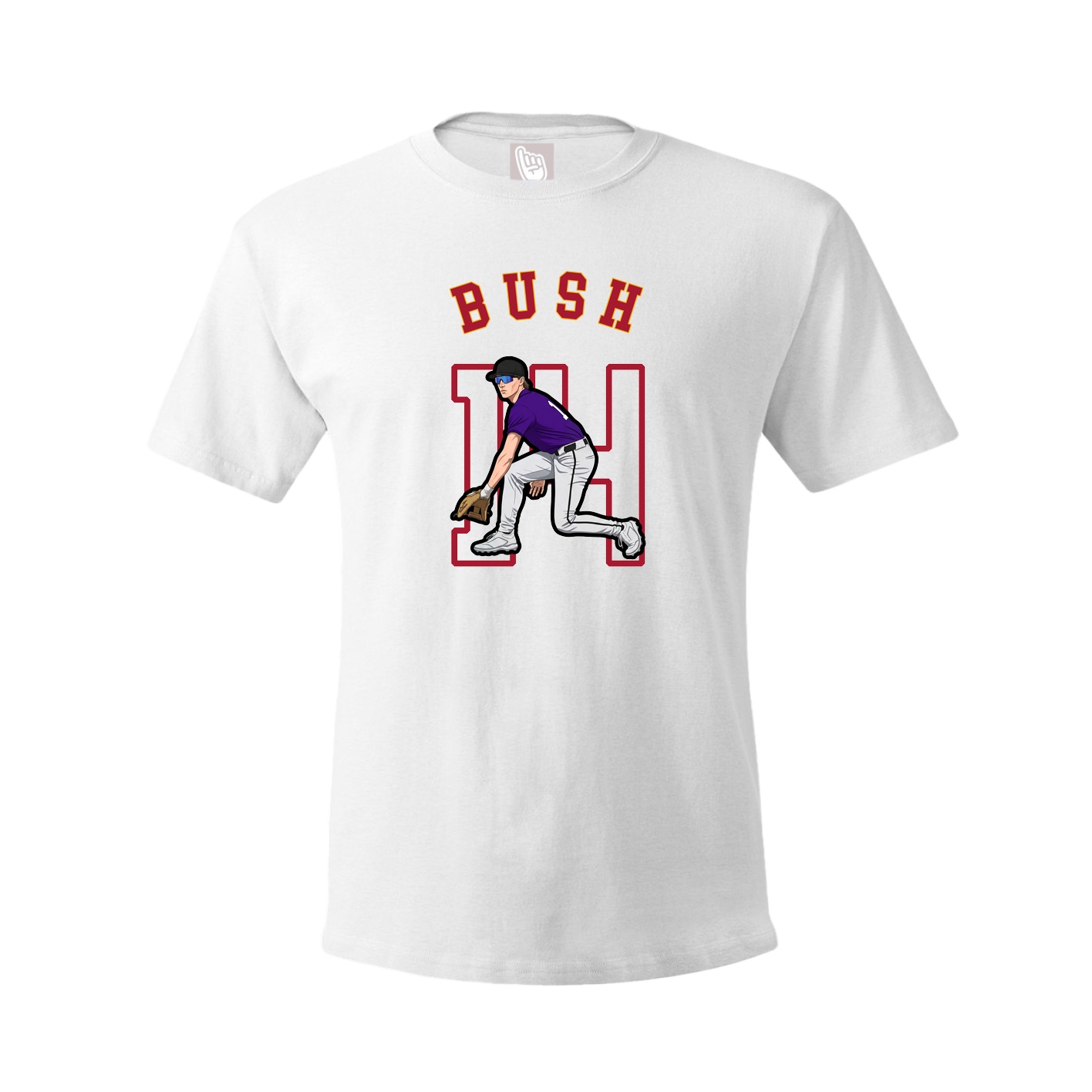 Youth Tee — Shirsey Arch in White