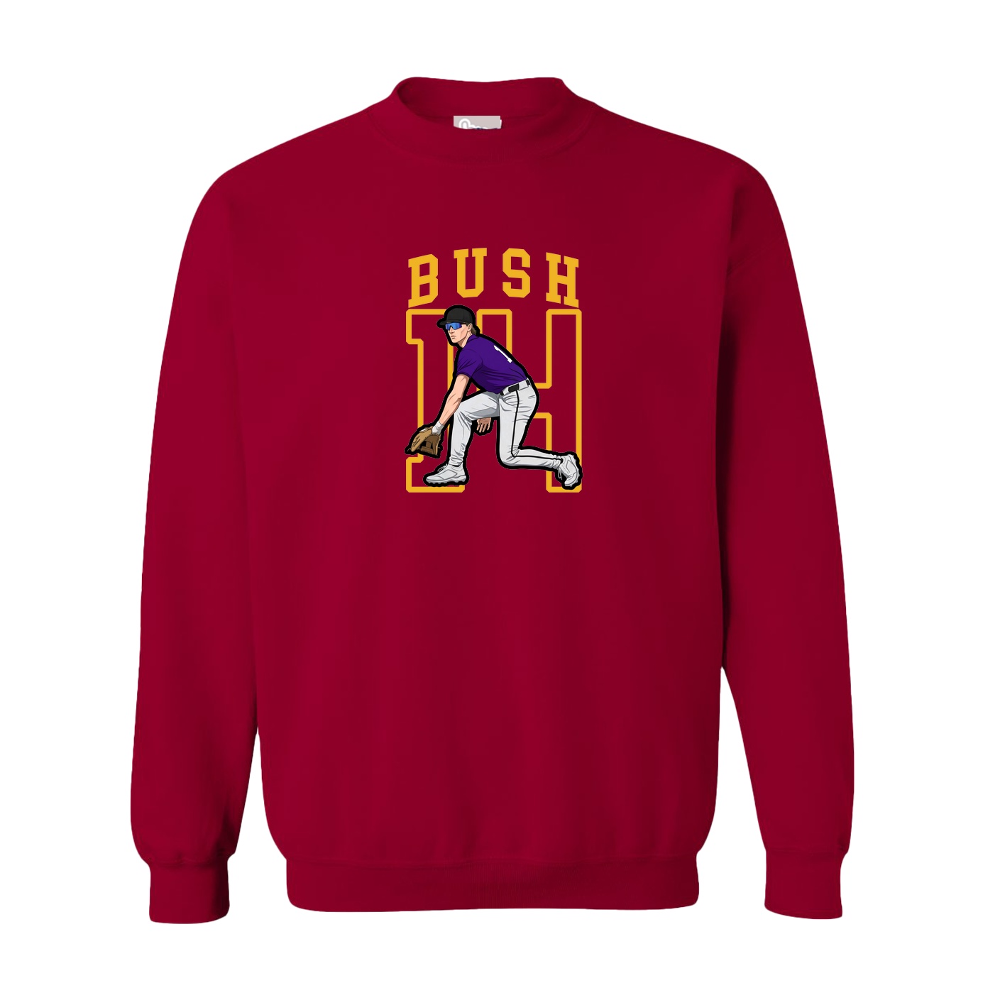 Fleece Crew — Shirsey in Cardinal