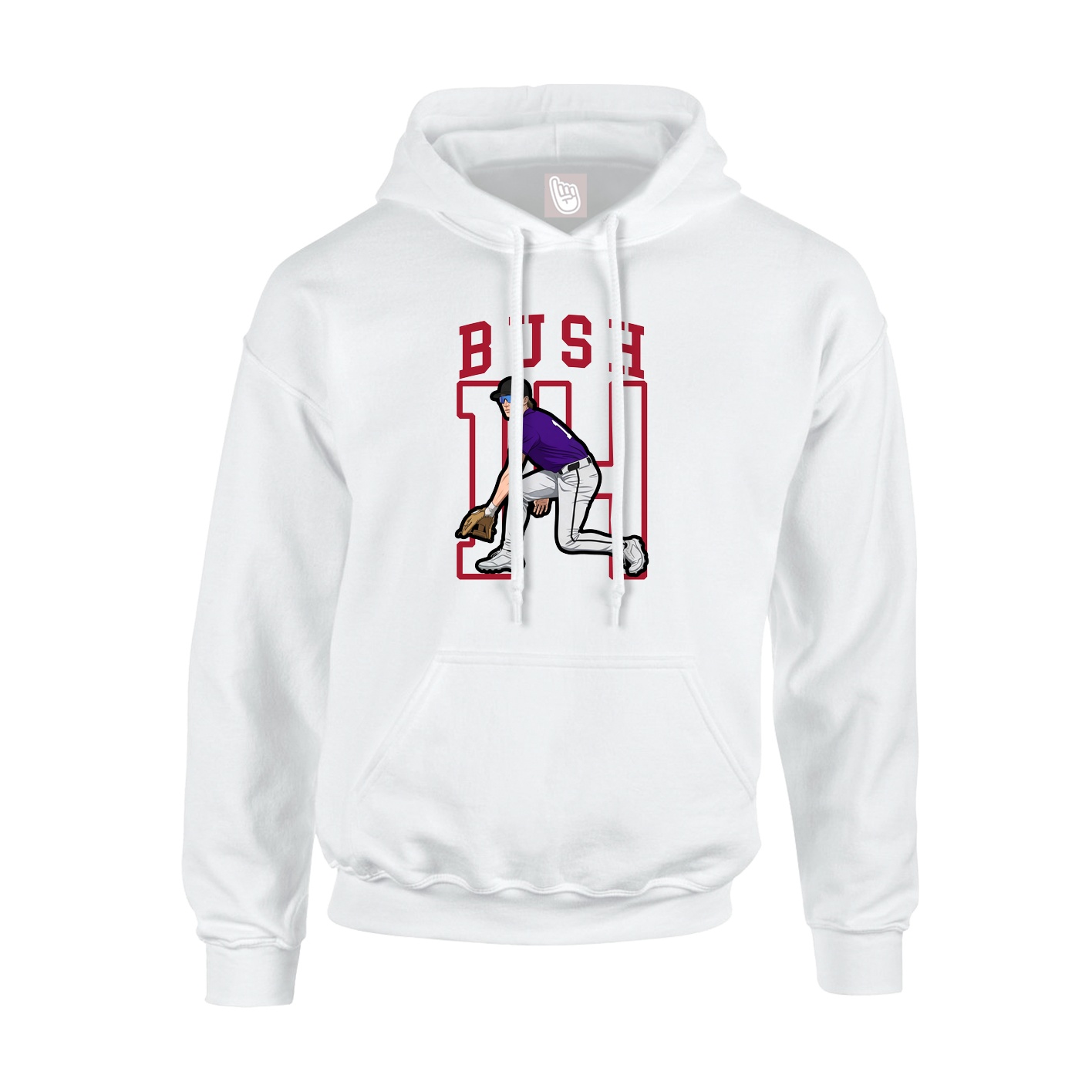 Youth Hoodie — Shirsey in White