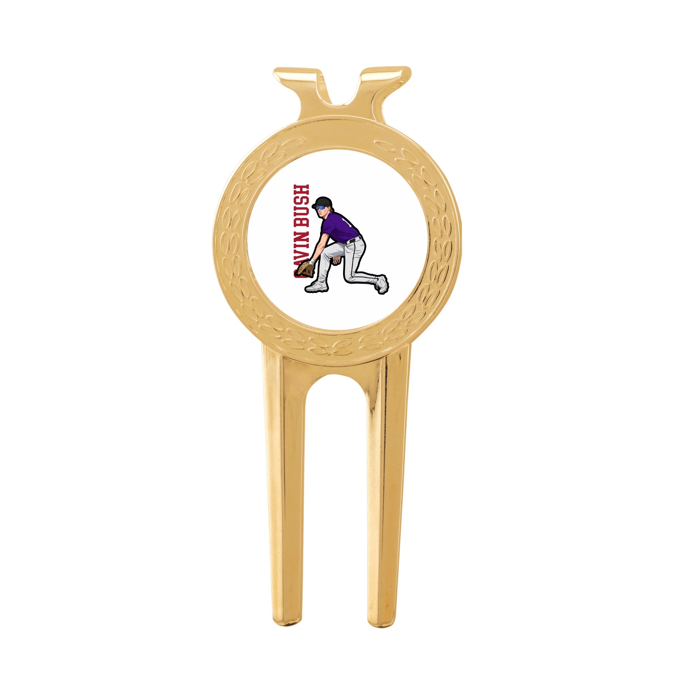 Divot Tool with Ball Marker — Name Vertical in Classic