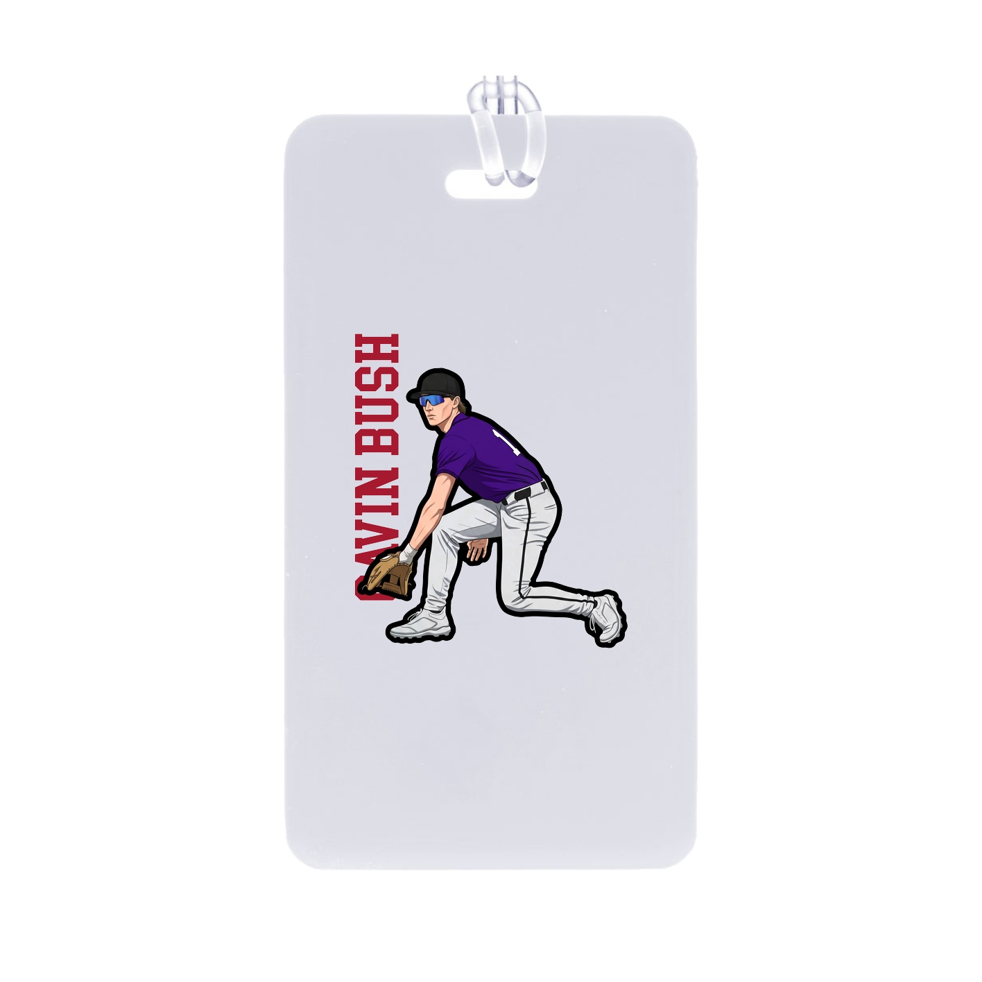 Bag Tag — Name Vertical in Classic