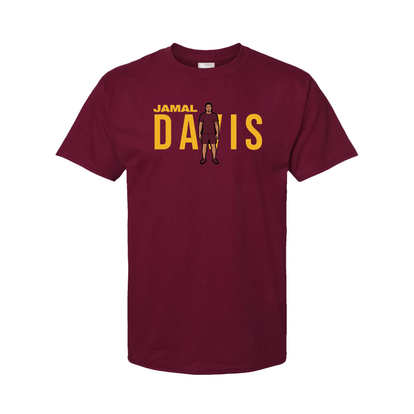 Youth Tee — Player Name in Cardinal