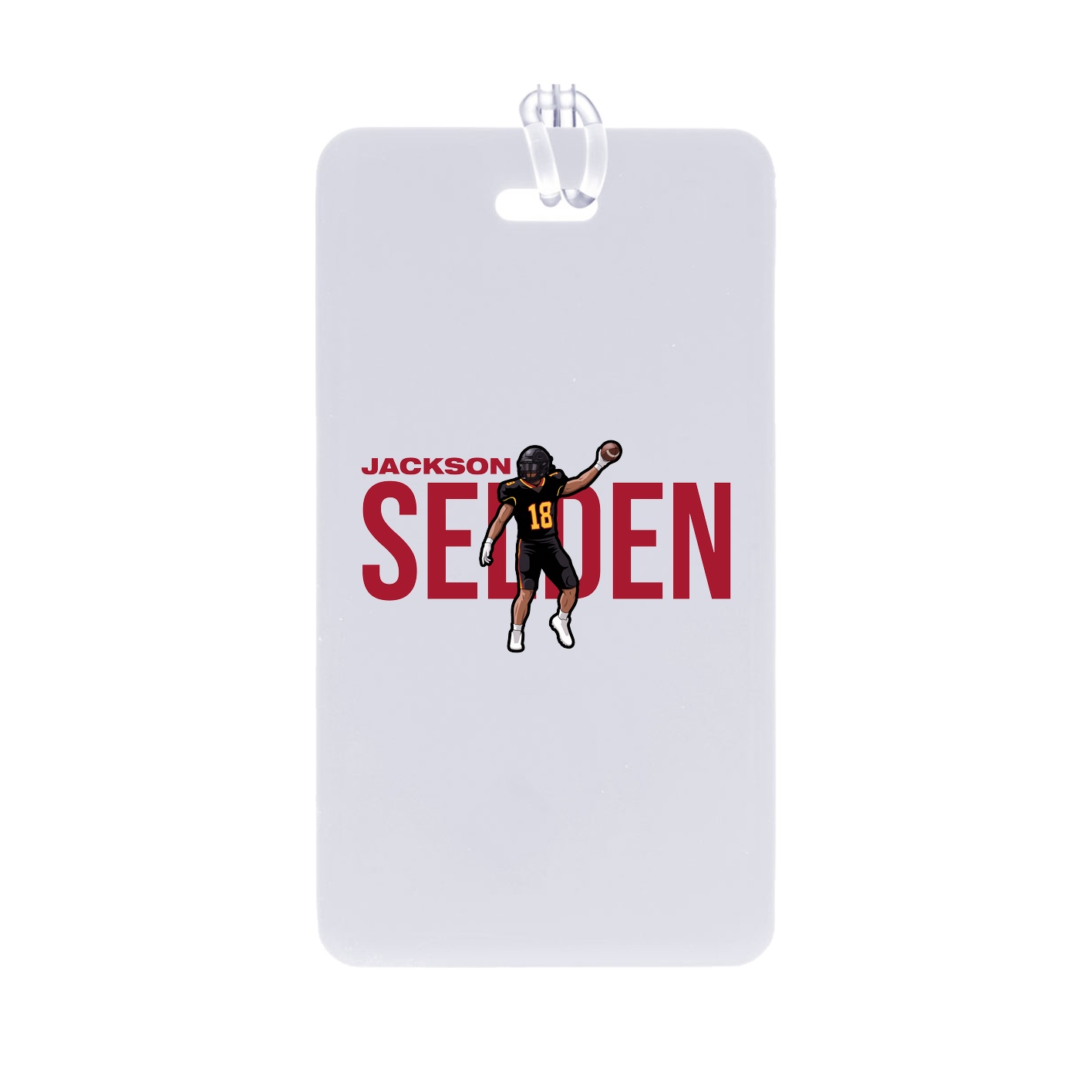 Bag Tag — Player Name in Classic