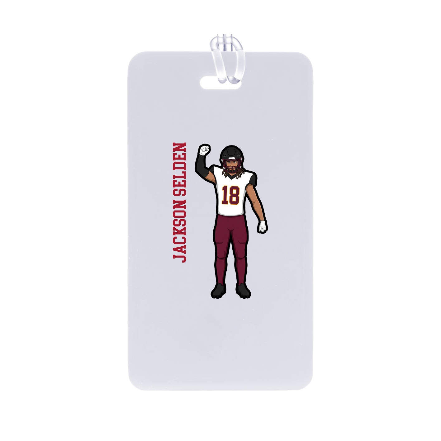 Bag Tag — Name Vertical in Classic