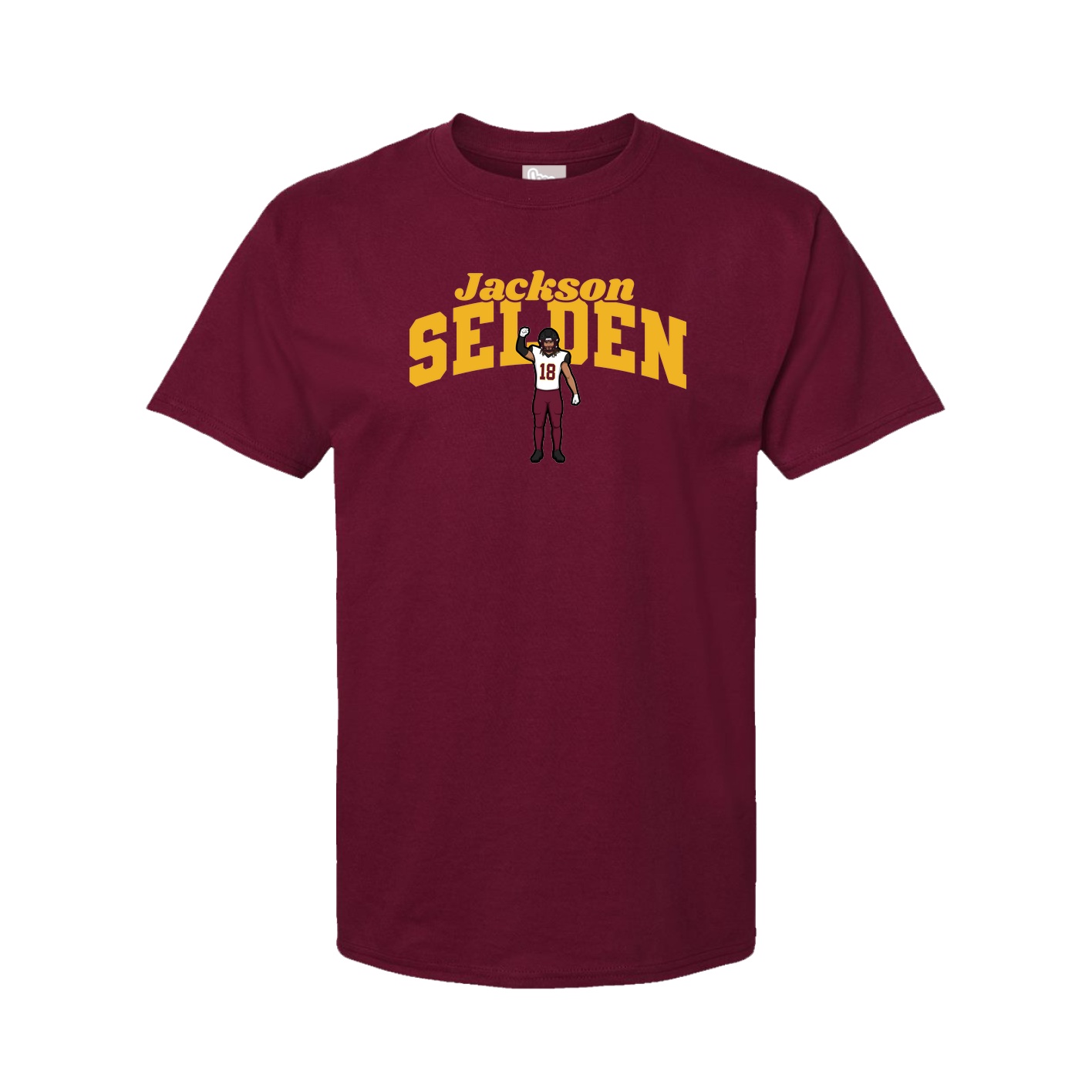 Tee — Signature Arch in Cardinal