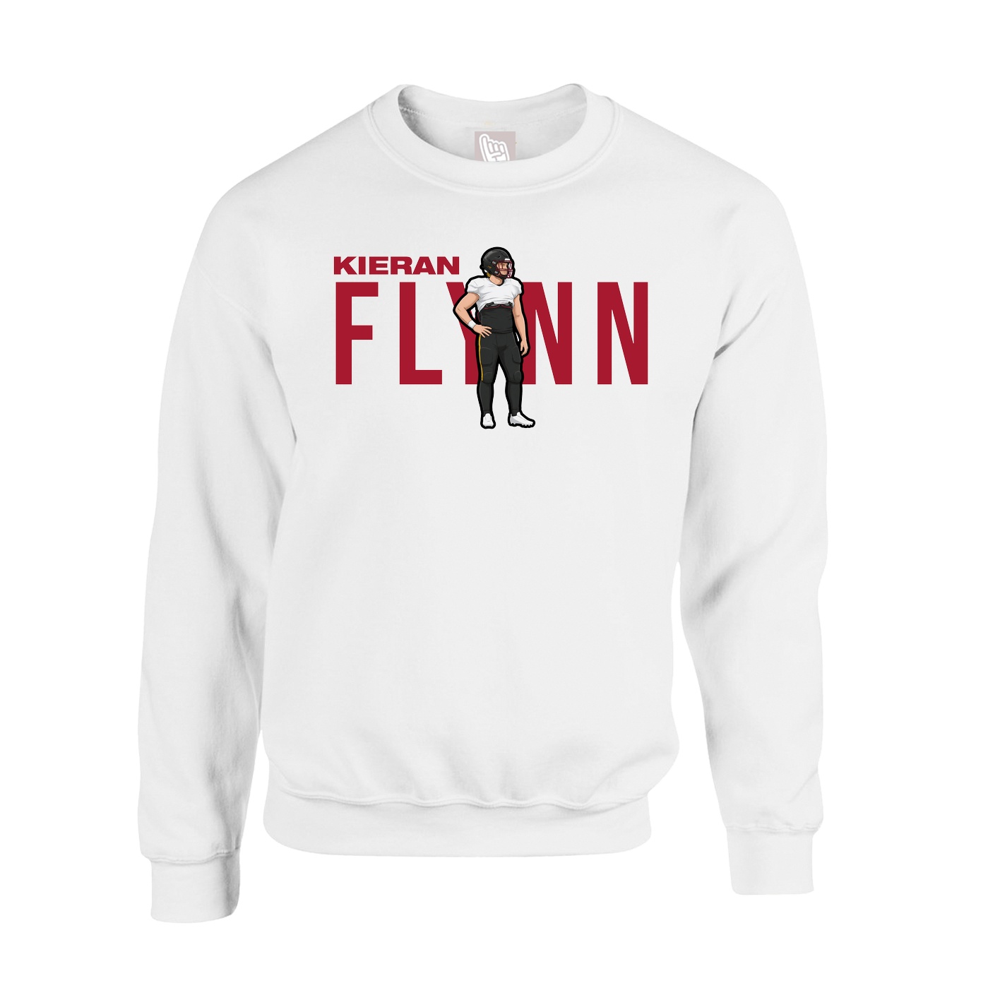 Fleece Crew — Player Name in White