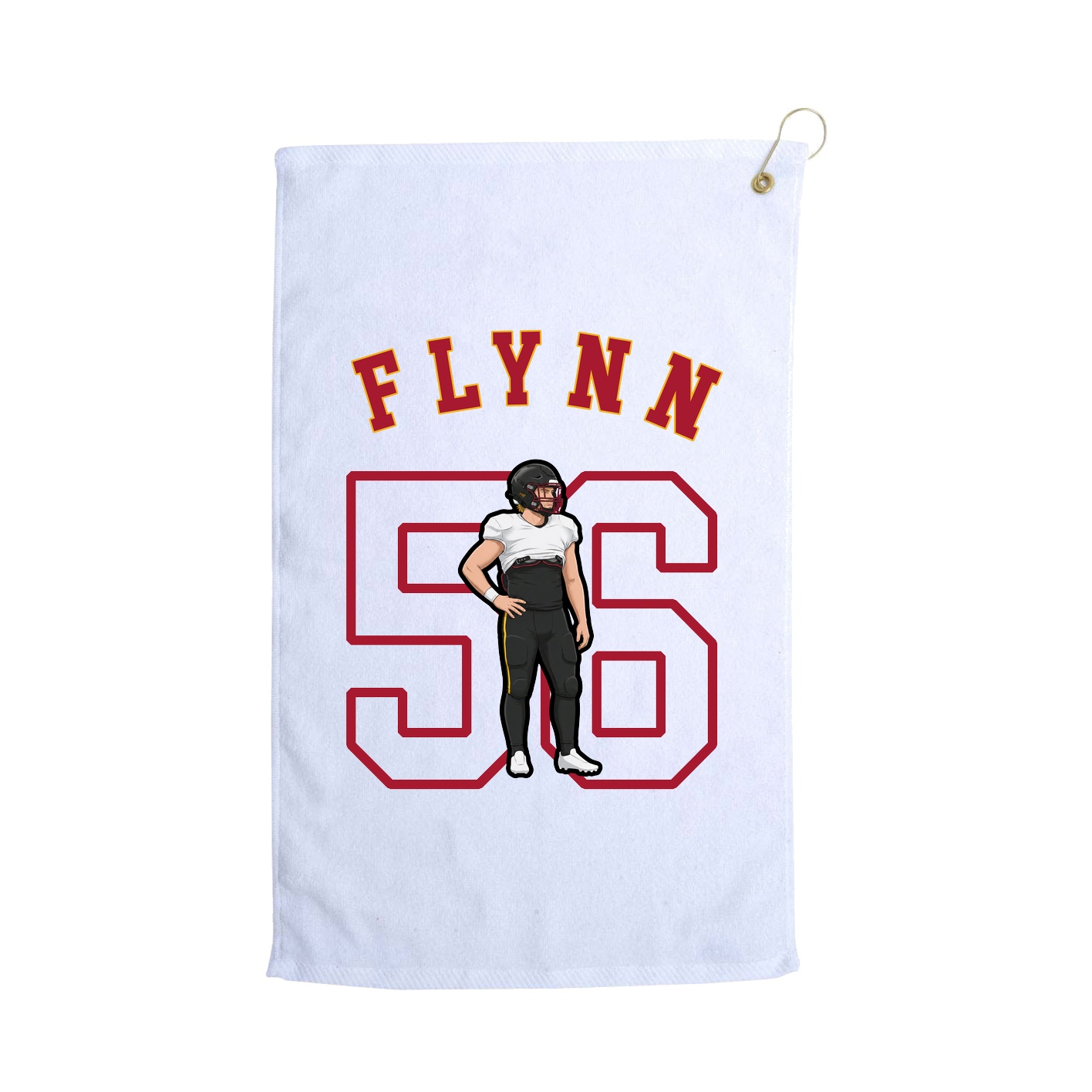 Golf Towel — Shirsey Arch in White
