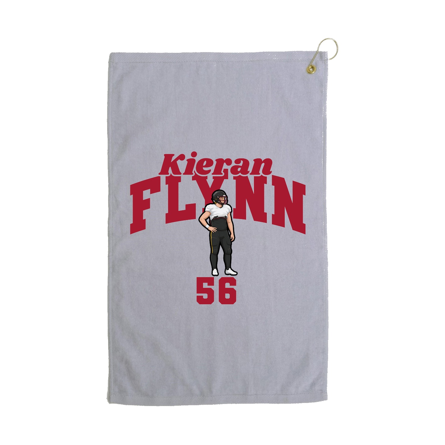 Golf Towel — Signature Arch in Grey