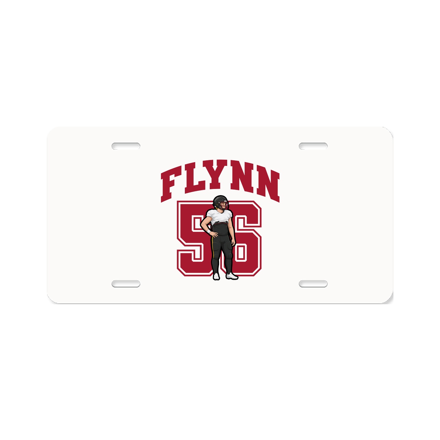 License Plate — Number in Classic