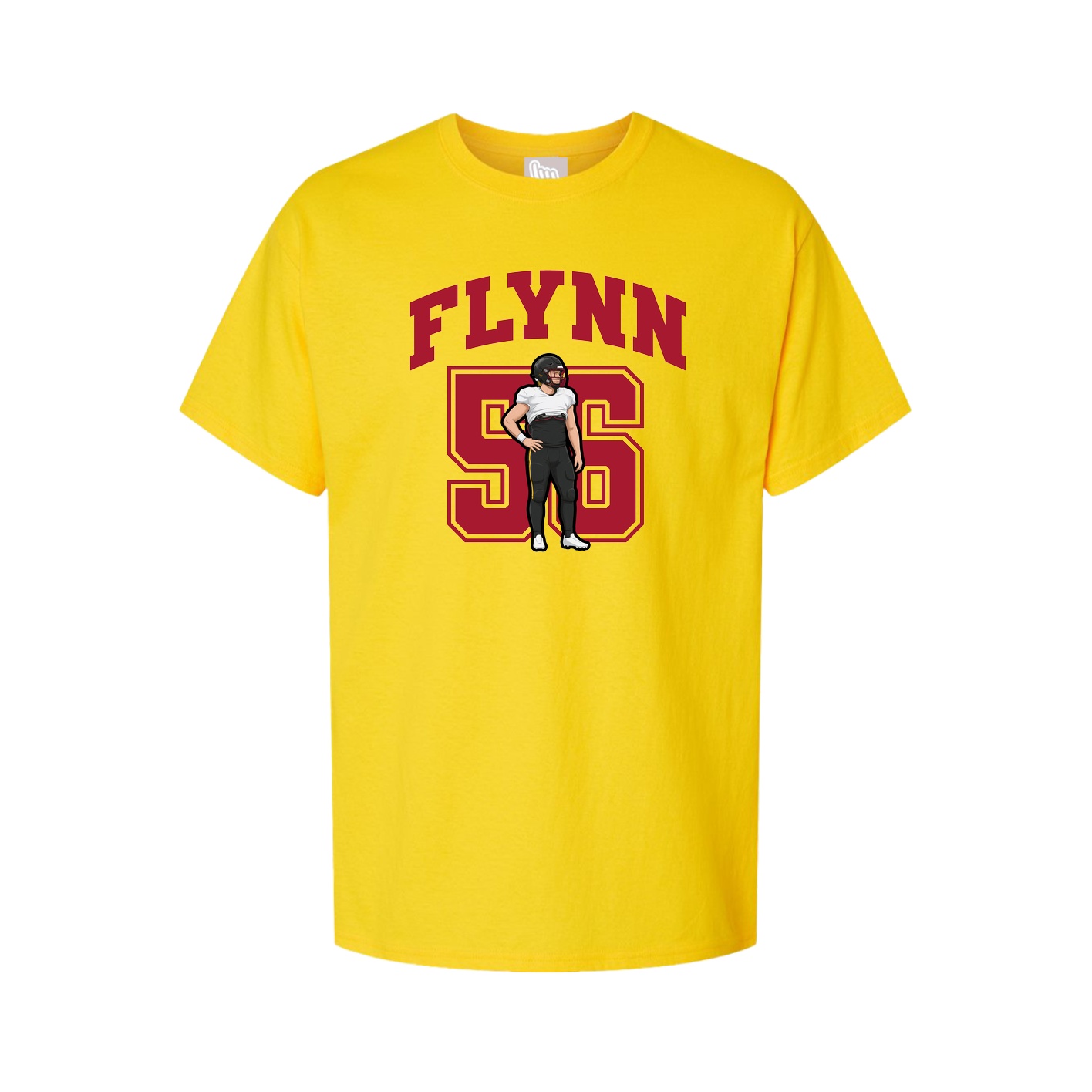 Youth Tee — Number in Gold