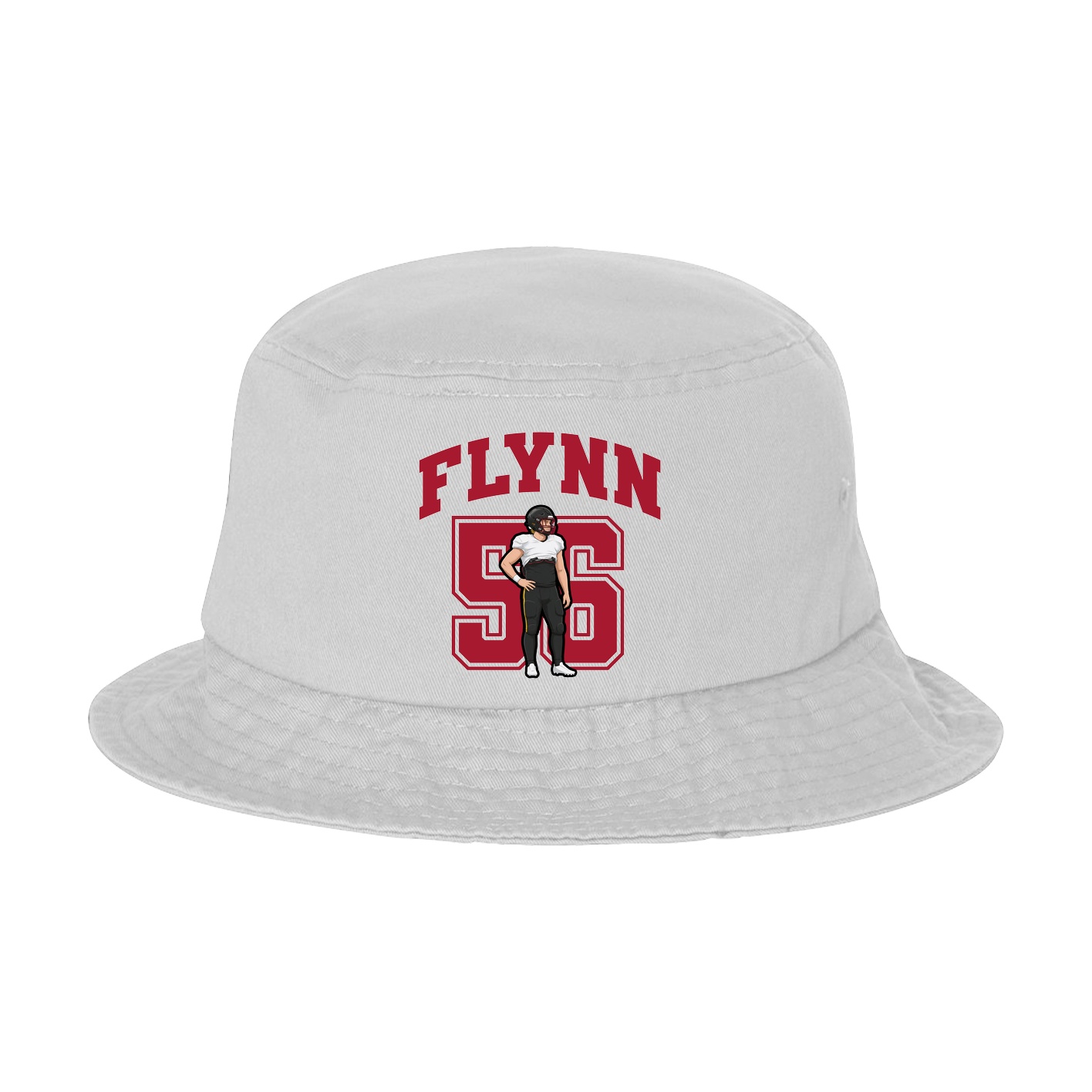 Bucket Cap — Number in White