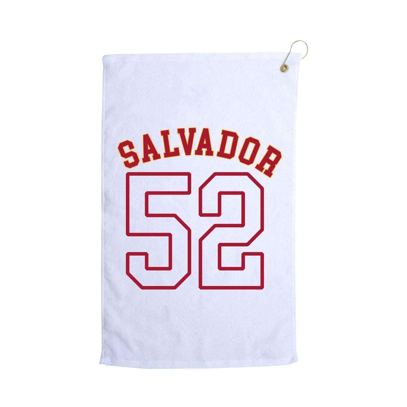 Golf Towel — Shirsey Arch in White