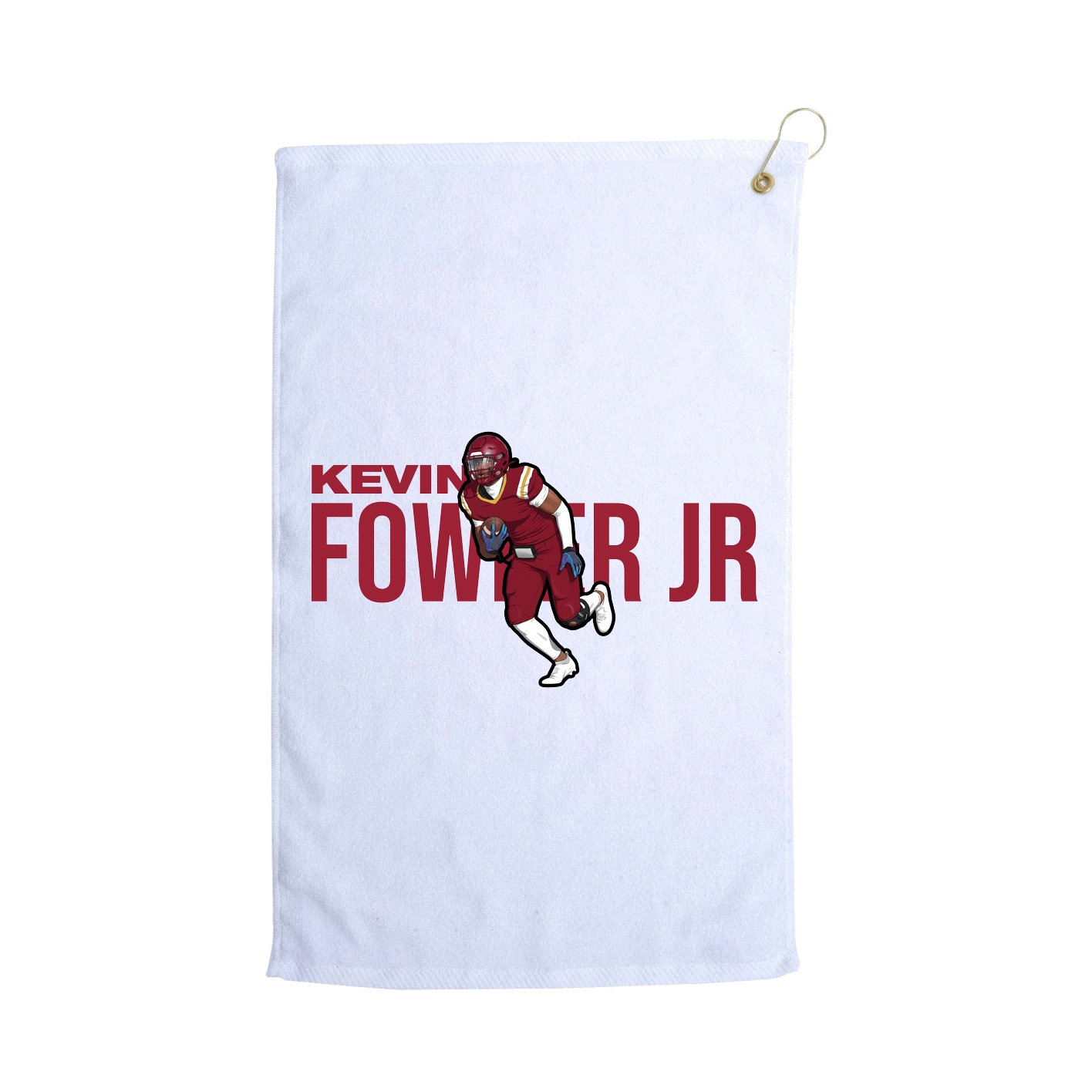 Golf Towel — Player Name in White