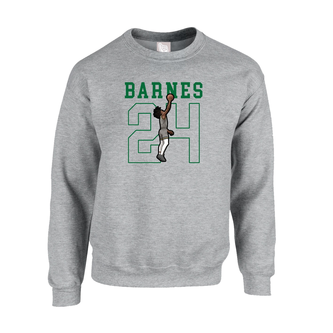 Fleece Crew — Shirsey in Grey