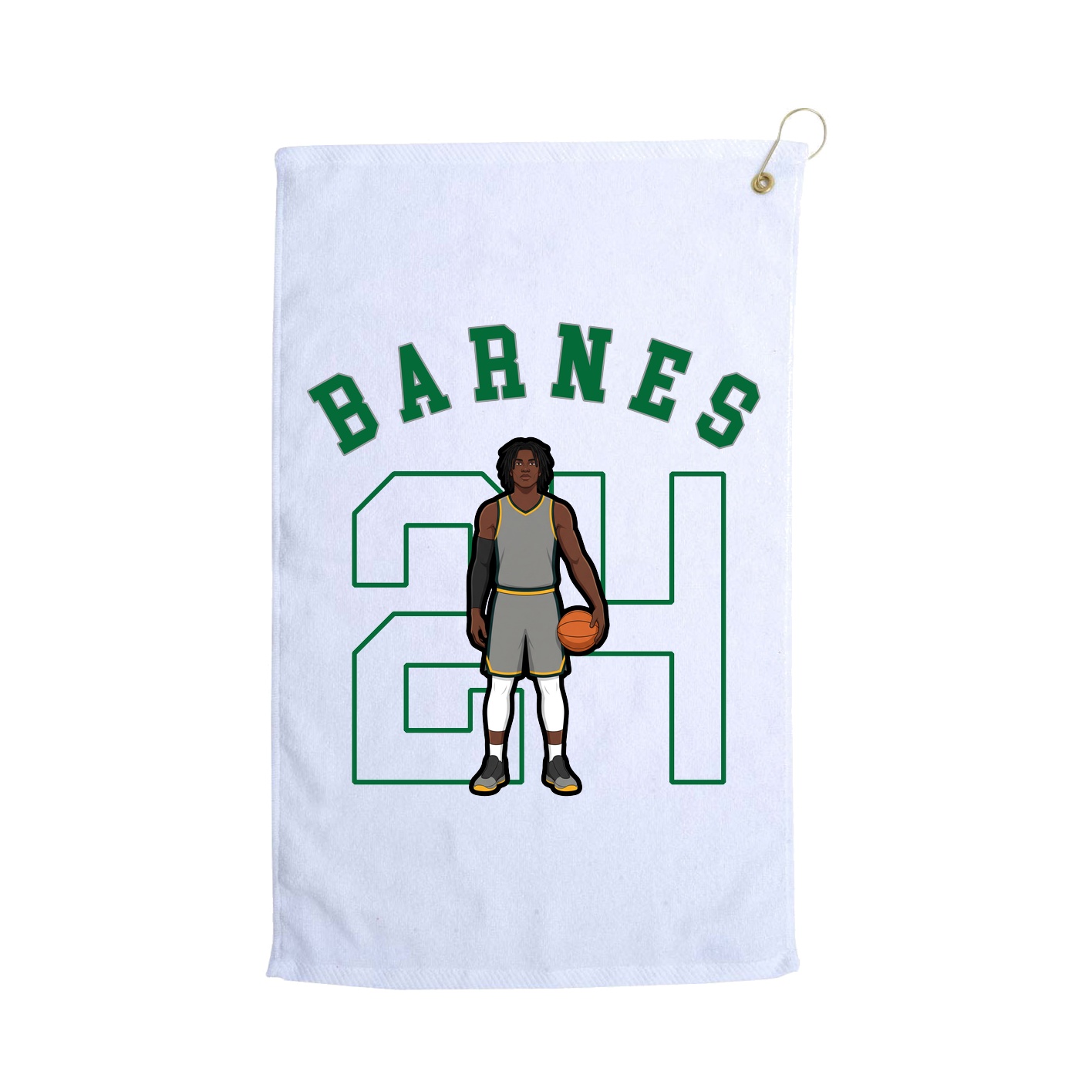 Golf Towel — Shirsey Arch in White