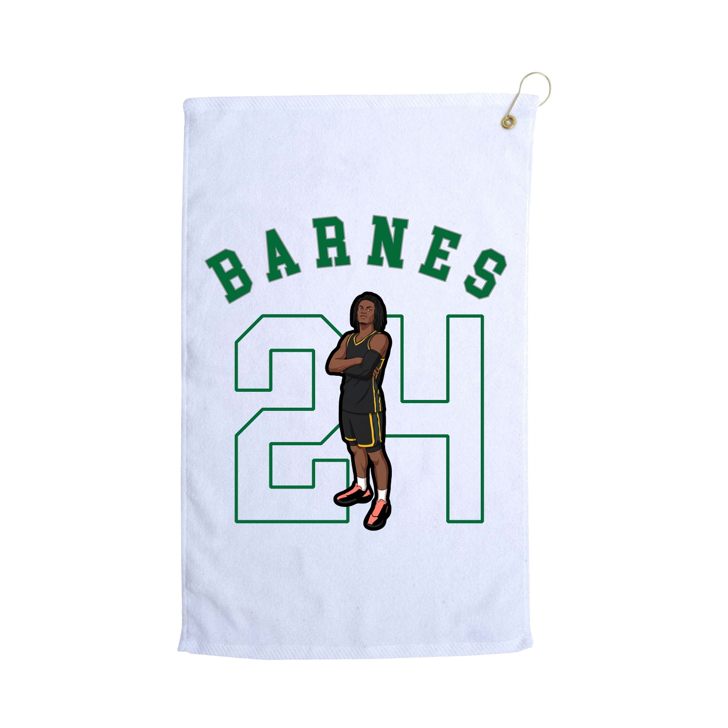 Golf Towel — Shirsey Arch in White